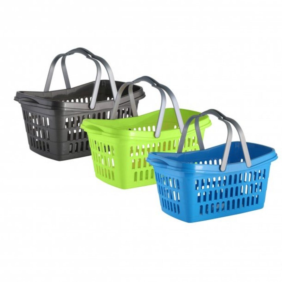 axentia Wäschekorb Wäschekorb, 60 cm, mit Tragegriffen 235540 (1 St) günstig online kaufen