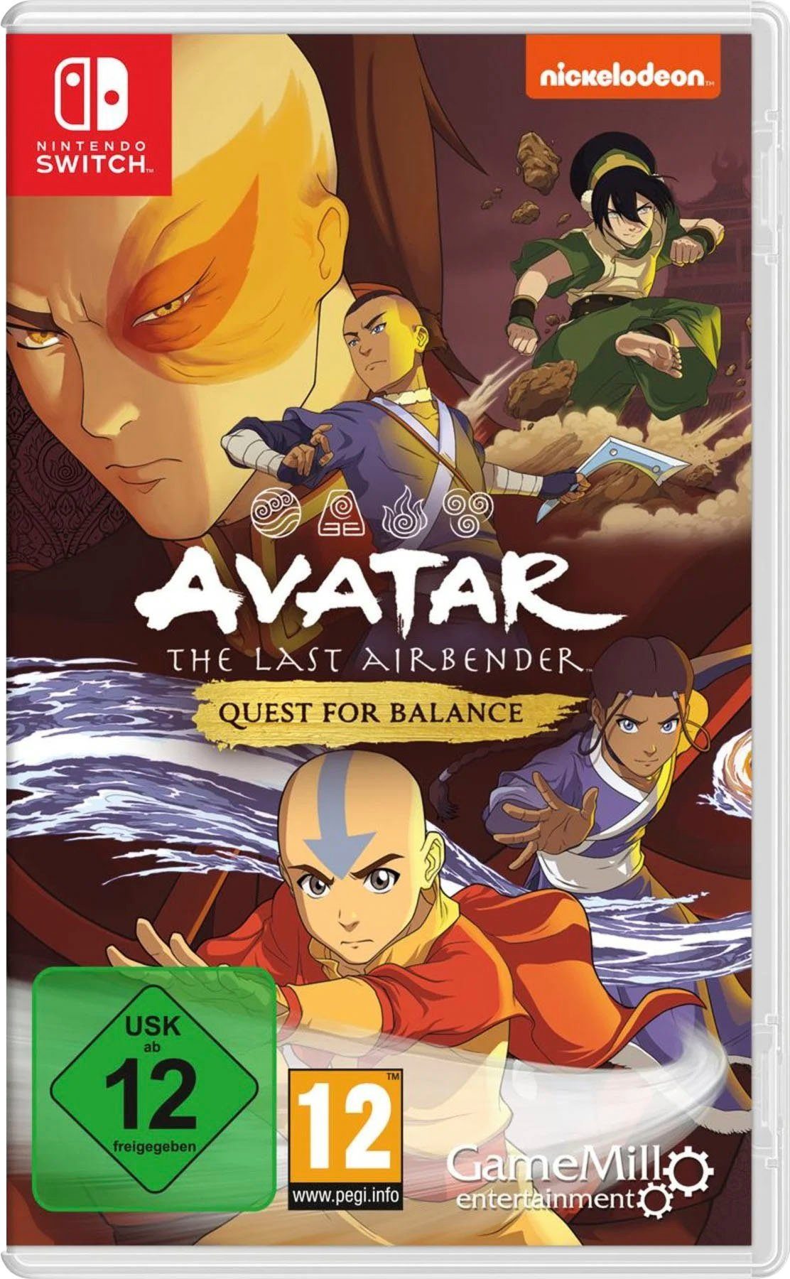 Avatar: The Last Airbender - Quest for Balance Nintendo Switch,  Erscheinungstermin