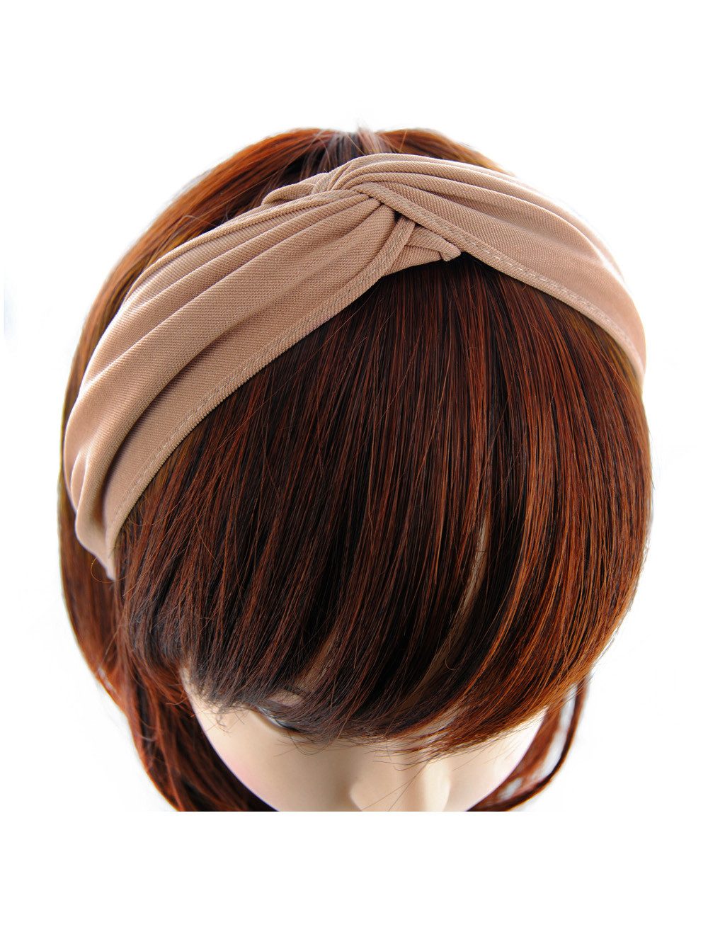axy Haarreif Breiter Haarreif mit raffinierten Knoten, Vintage Klassik-Look Damen Haareifen Haarband