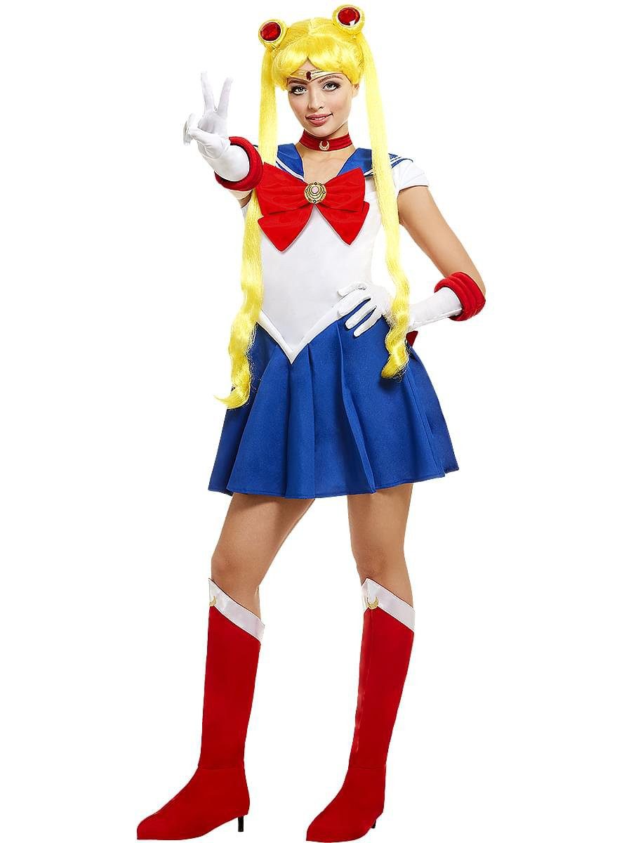 Funidelia Kostüm Sailor Moon Kostüm, Die berühmte Anime-Heldin mit den magischen Kräften