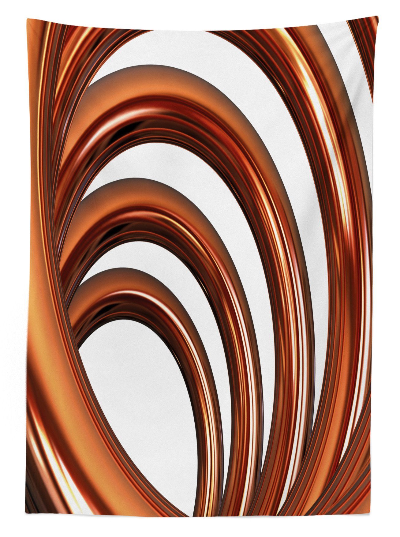 Bereich Farbfest Helix Coil den Spiralrohr Außen Abstrakt Waschbar Klare Farben, geeignet Für Abakuhaus Tischdecke
