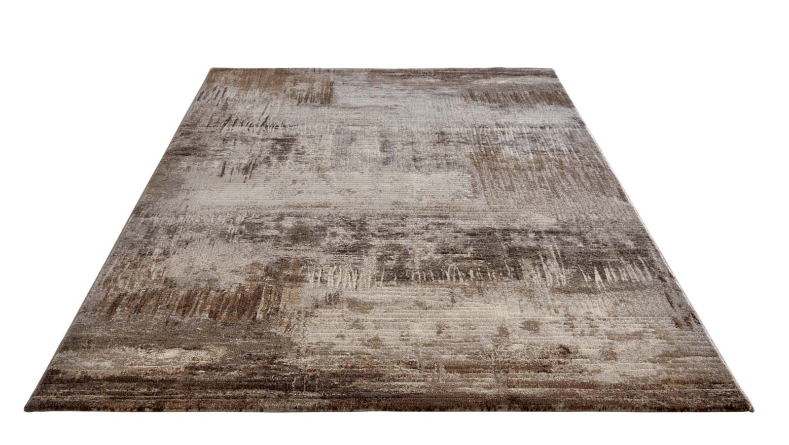 TaraCarpet Teppich Vintageteppich Argo 63393 Vintage, rechteckig, Höhe: 14 mm, Vintage Design in new beige und braun Töne schwere Qualität 80x150 – Bild 3 von 5