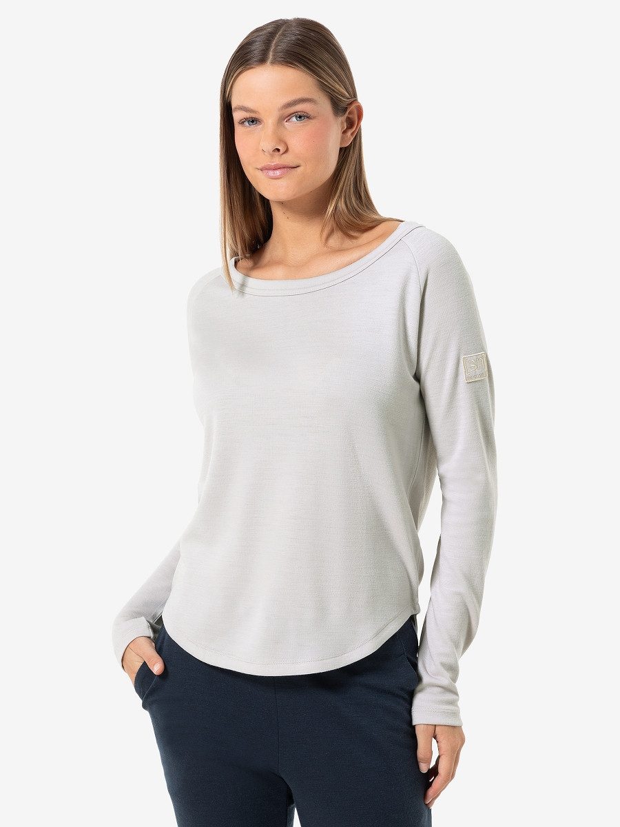 Sweatshirt für Damen, nachhaltig, Merino EVERYDAY BIO CREW