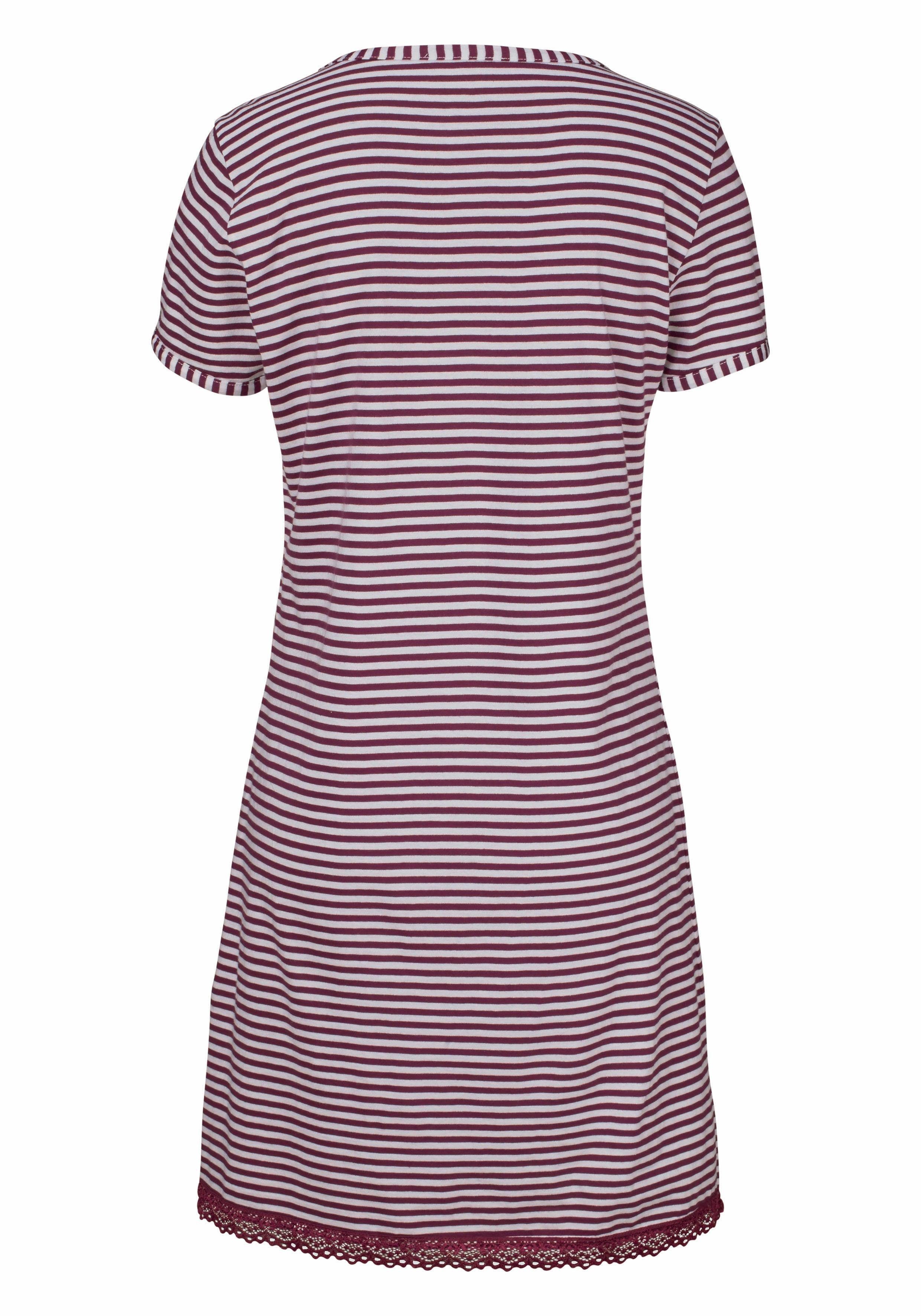 H.I.S Nachthemd (1-teilig) mit Spitzendetails