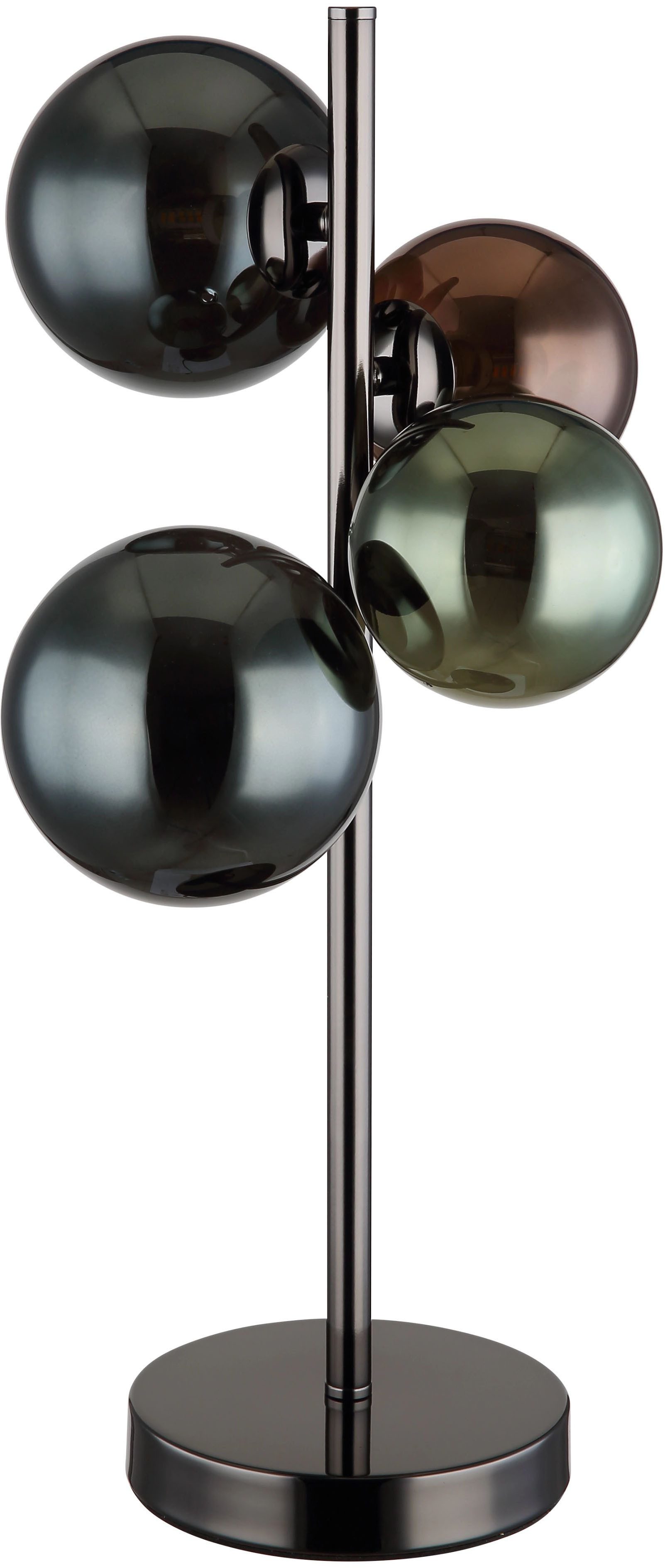 GLOBO LIGHTING LED Tischleuchte RIHA, Leuchtmittel wechselbar, Warmweiß, Na günstig online kaufen