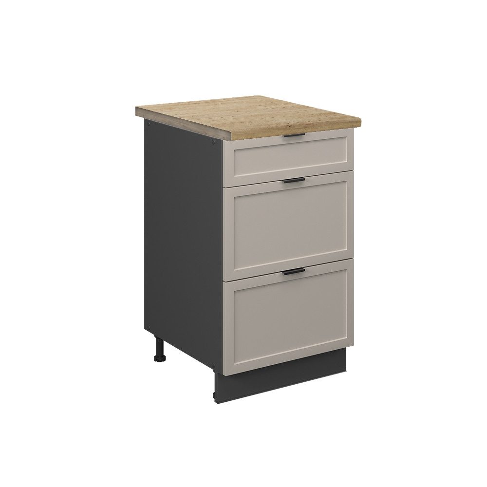 Vicco Unterschrank Fame-Line, GrauBeige/Goldkraft Eiche, 50 günstig online kaufen