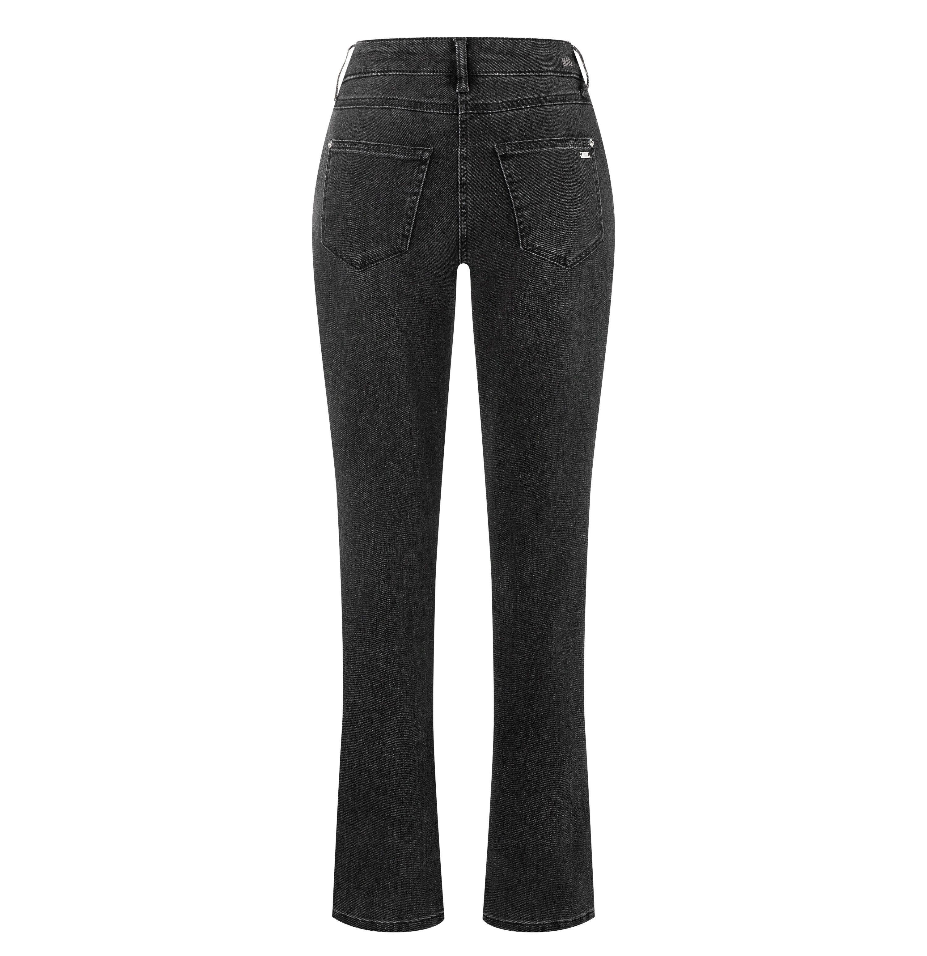MAC Straight-Jeans MACMELANIE Sportives Naht-Detail am Tascheneingriff