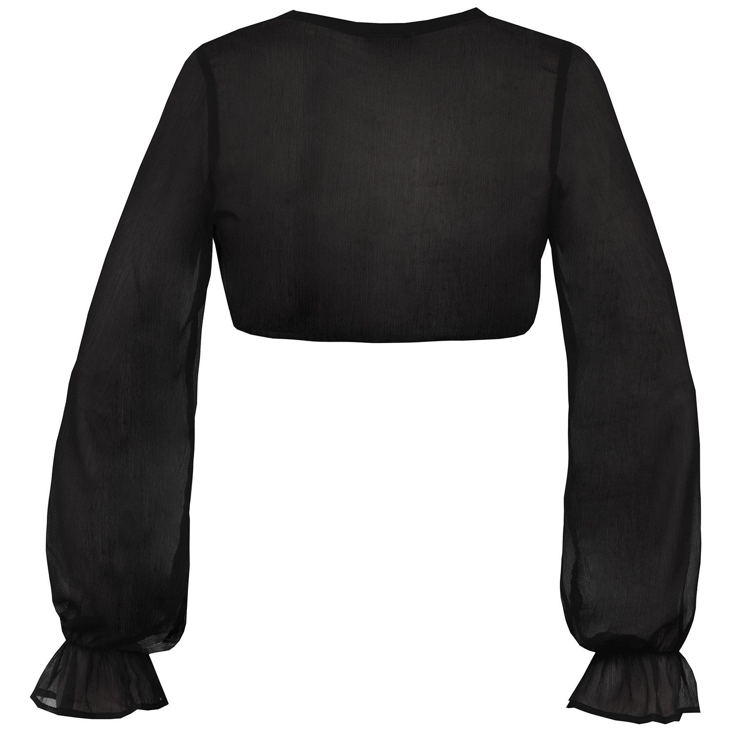 MarJo Dirndlbluse MarJo Trachten 'Arnstein' Langarm, Schwarz günstig online kaufen