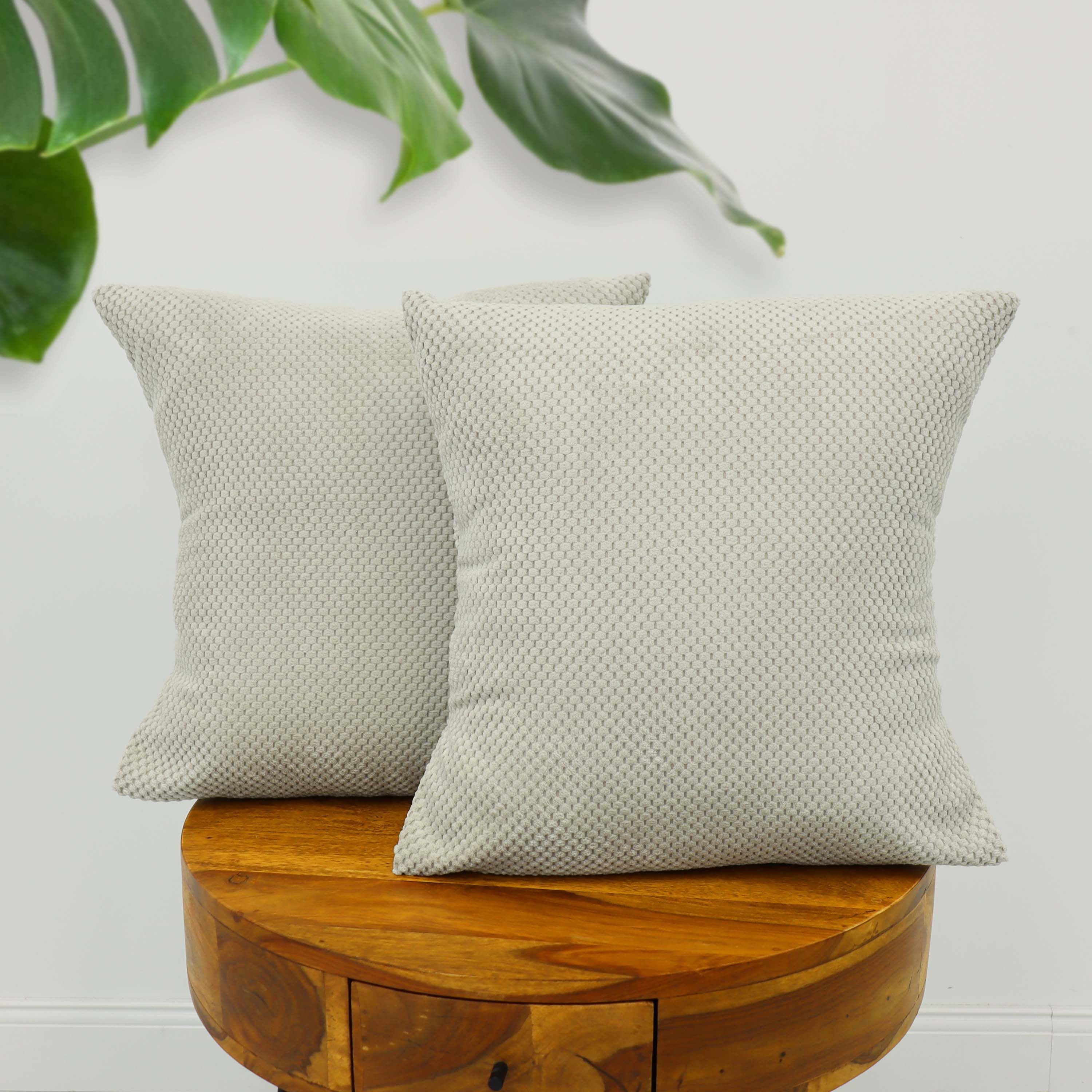 Amilian Kissenbezug Sofakissenbezüge 2er Set - Kissenbezüge für Sofa Couch Bett, (2 Stück), 40x40 cm, Hotelverschluss, weich und pflegeleicht