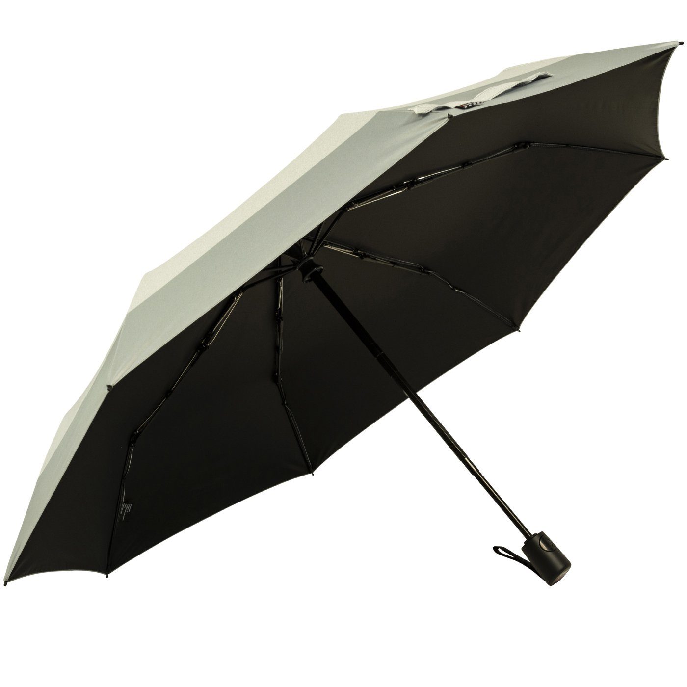 Knirps® Taschenregenschirm A.200 Damen-Taschenschirm mit Auf-Zu-Automatik, Popy lila: 95% UV-Schutz, bis zu 40% Hitze-Schutz