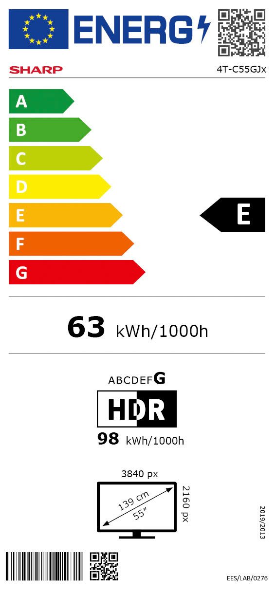 Energieeffizienzklasse: 