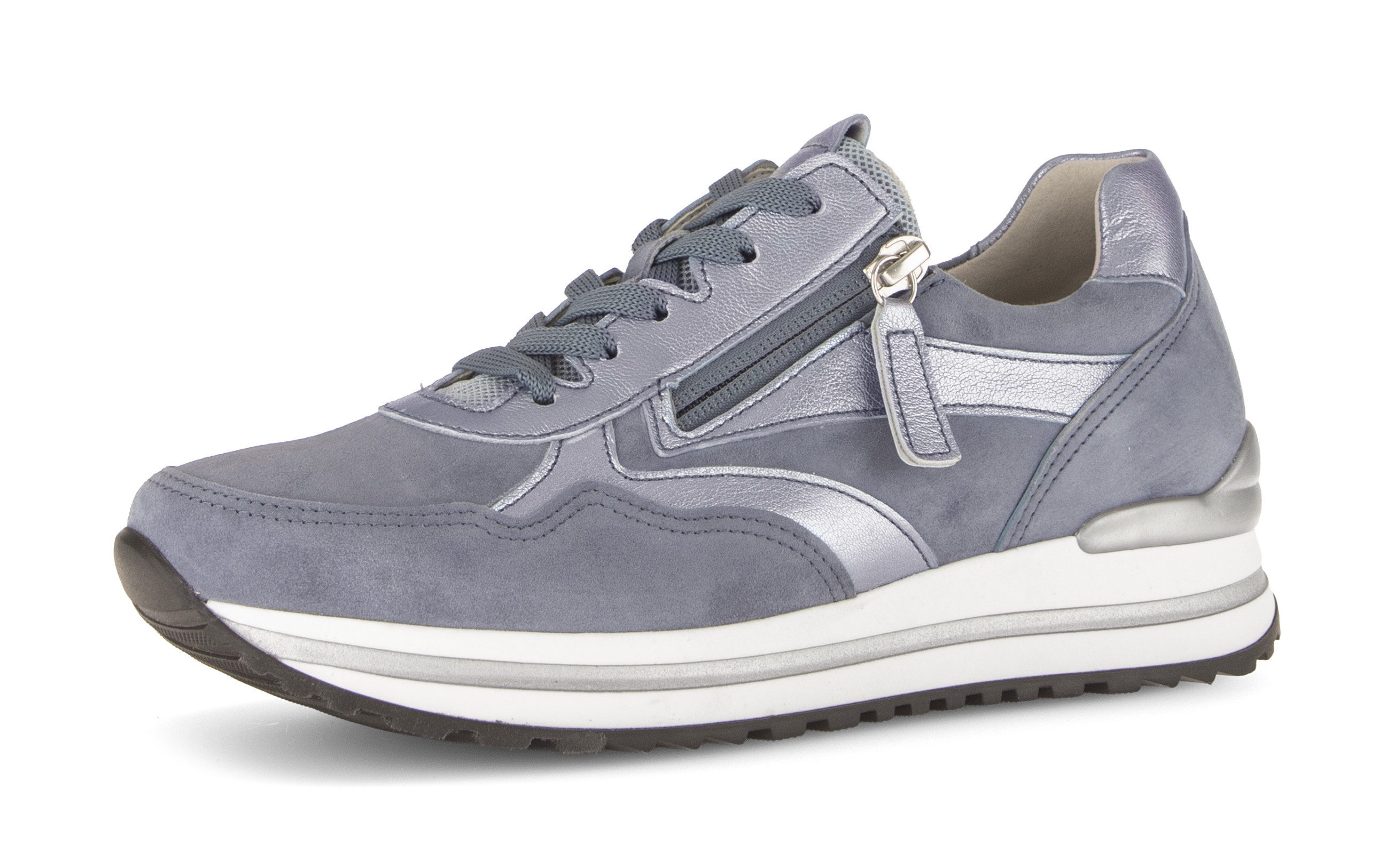 Gabor TURIN Plateausneaker Freizeitschuh, Halbschuh, Schnürschuh, Außenreiß günstig online kaufen