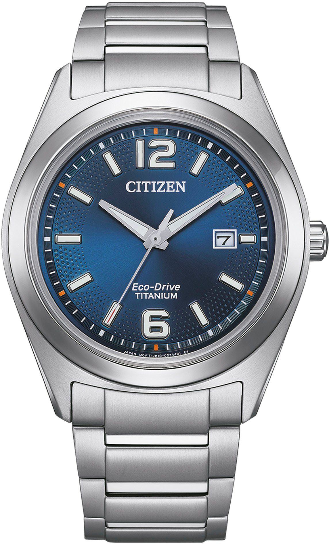 trageangenehmem Gehäuse Citizen aus Titan, Gehäuse-Ø 42 mm ca. AW1641-81L, Solaruhr