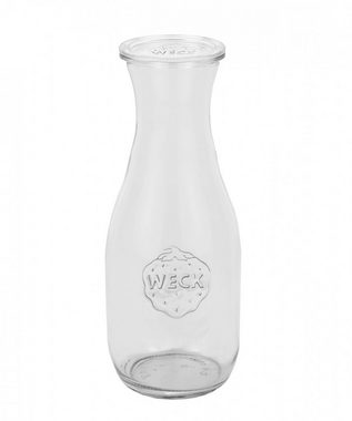 MamboCat Einmachglas 16er Set Weck Gläser 530ml Saftflasche mit 16 Glasdeckeln + Rezeptheft, Glas