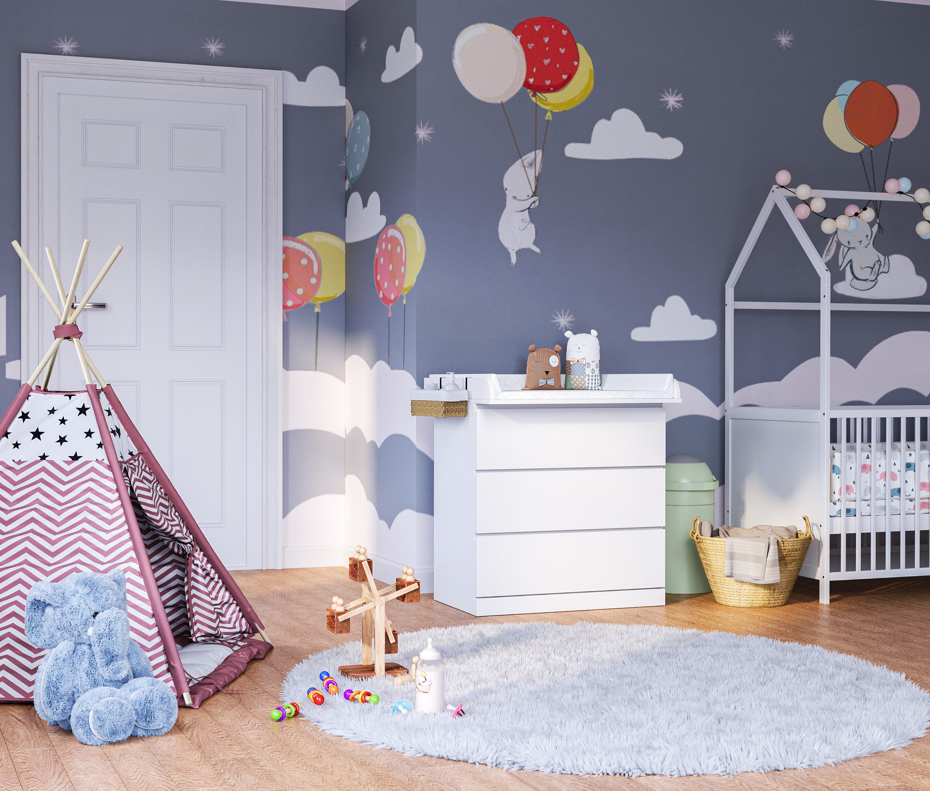 Bellabino Wickelaufsatz Oti, für IKEA Kommode günstig online kaufen