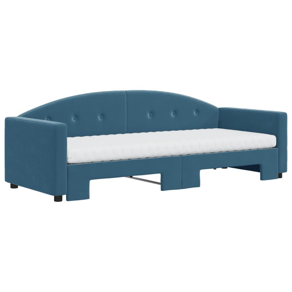vidaXL Bett Tagesbett Ausziehbar mit Matratzen günstig online kaufen