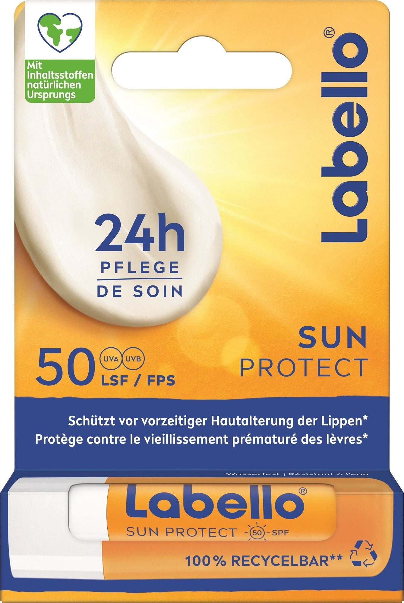 Labello Lippenpflegestift Labello SUN PROTECT LSF 50 Lippenpflege