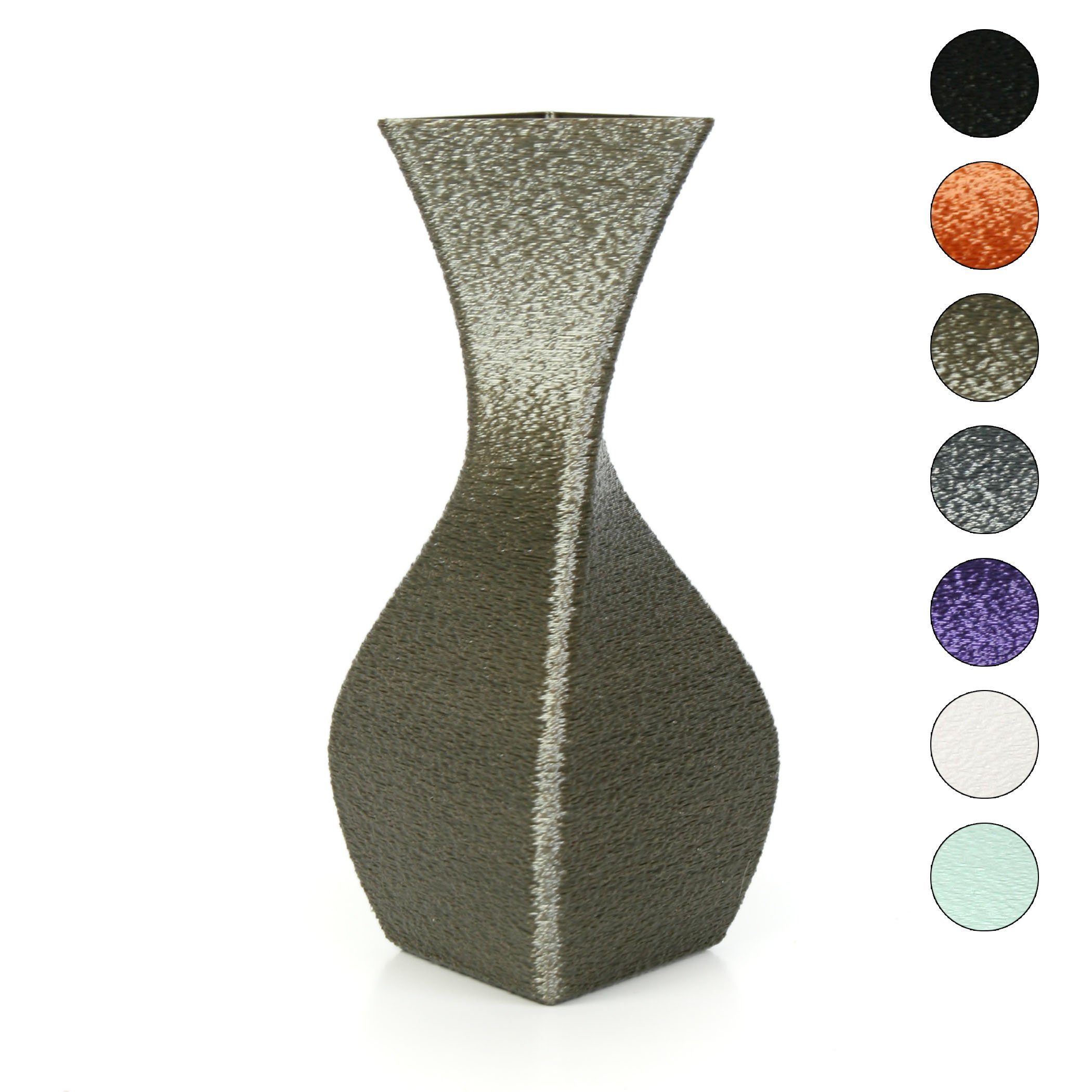 Kreative Feder Dekovase bruchsicher Copper Dekorative nachwachsenden aus – & aus wasserdicht Rohstoffen; Blumenvase Old Designer Vase Bio-Kunststoff