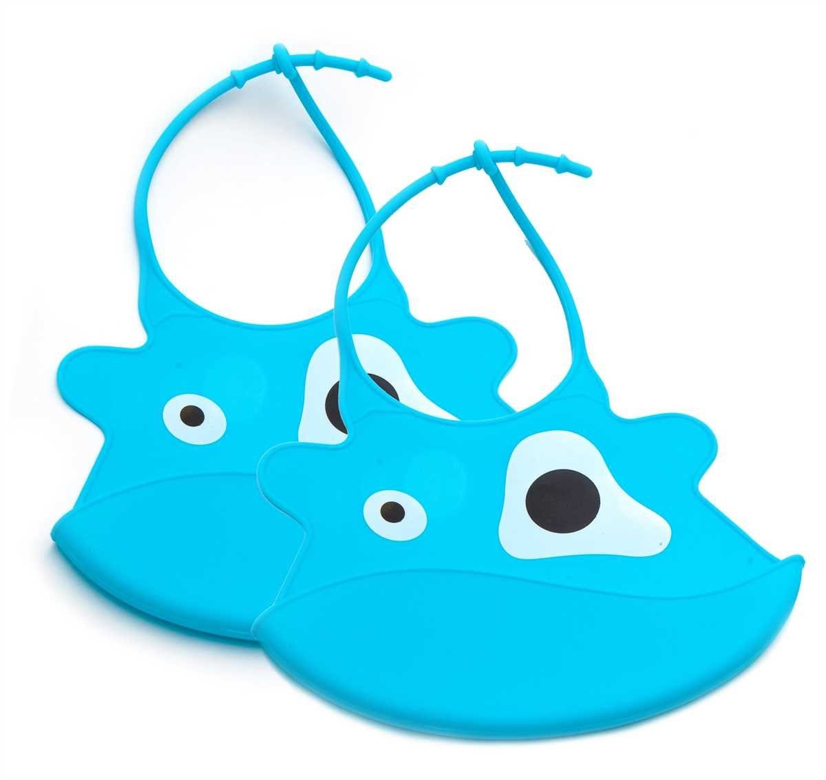 Lätzchen Babylätzchen hellblau mit Motiv