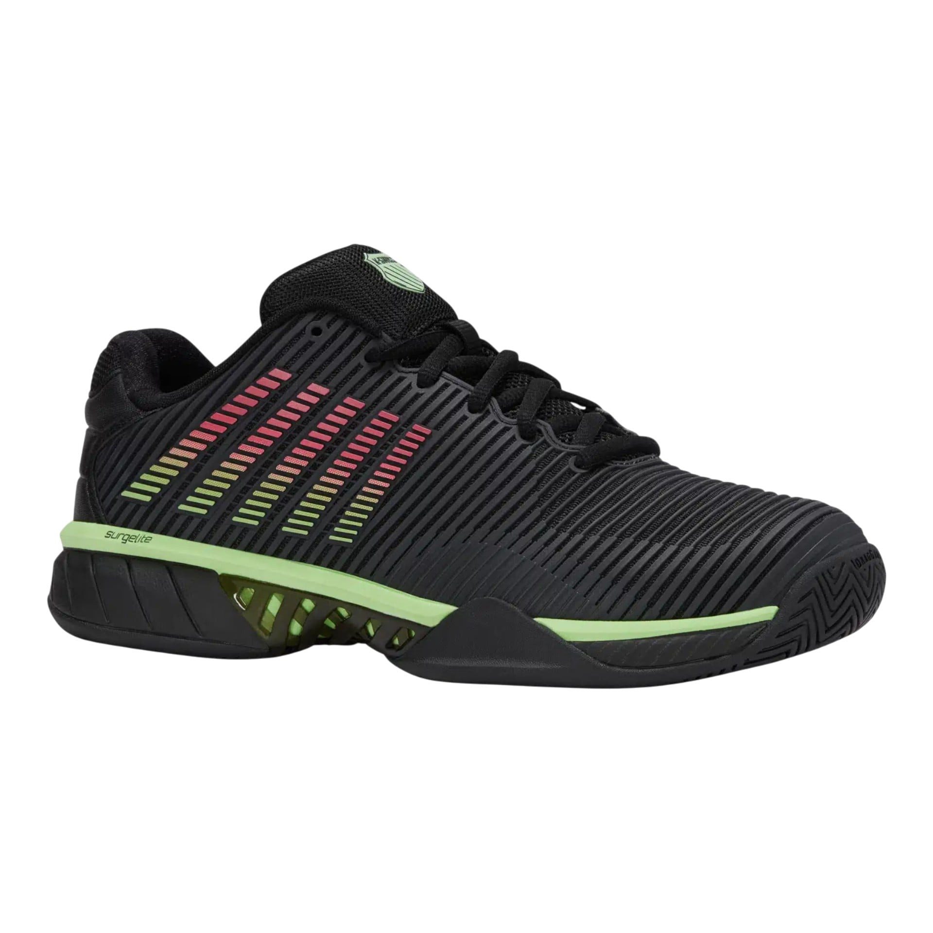 Hypercourt Express 2 Allcourt 2025 schwarz/neongrün Herren Tennisschuh