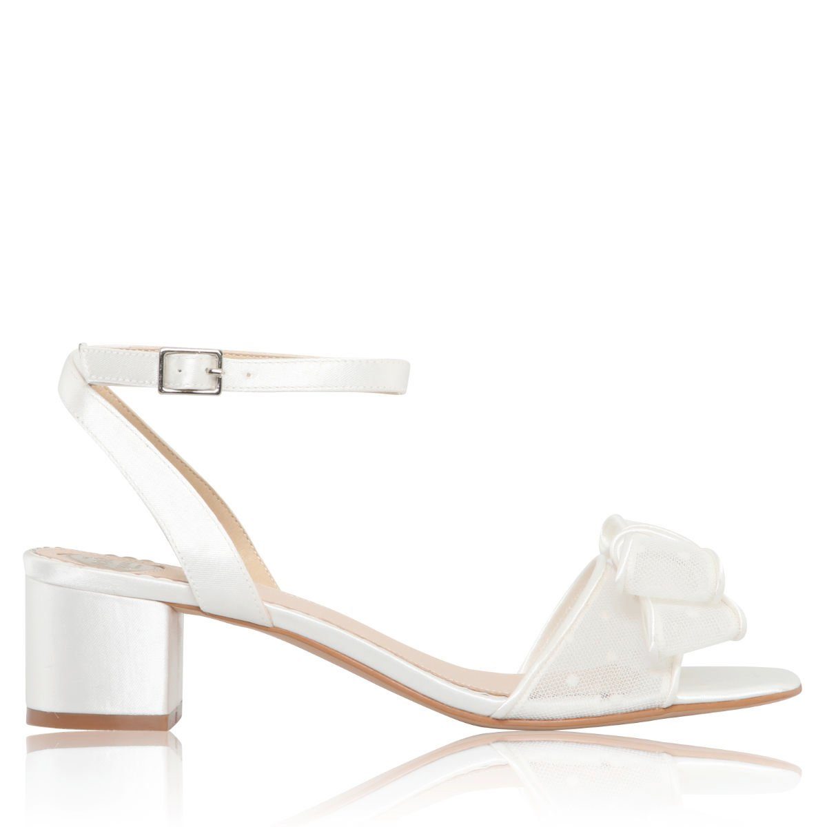 The perfect bridal company Brautschuhe Chloe Satin ivory The Perfect Bridal Company Sandalette