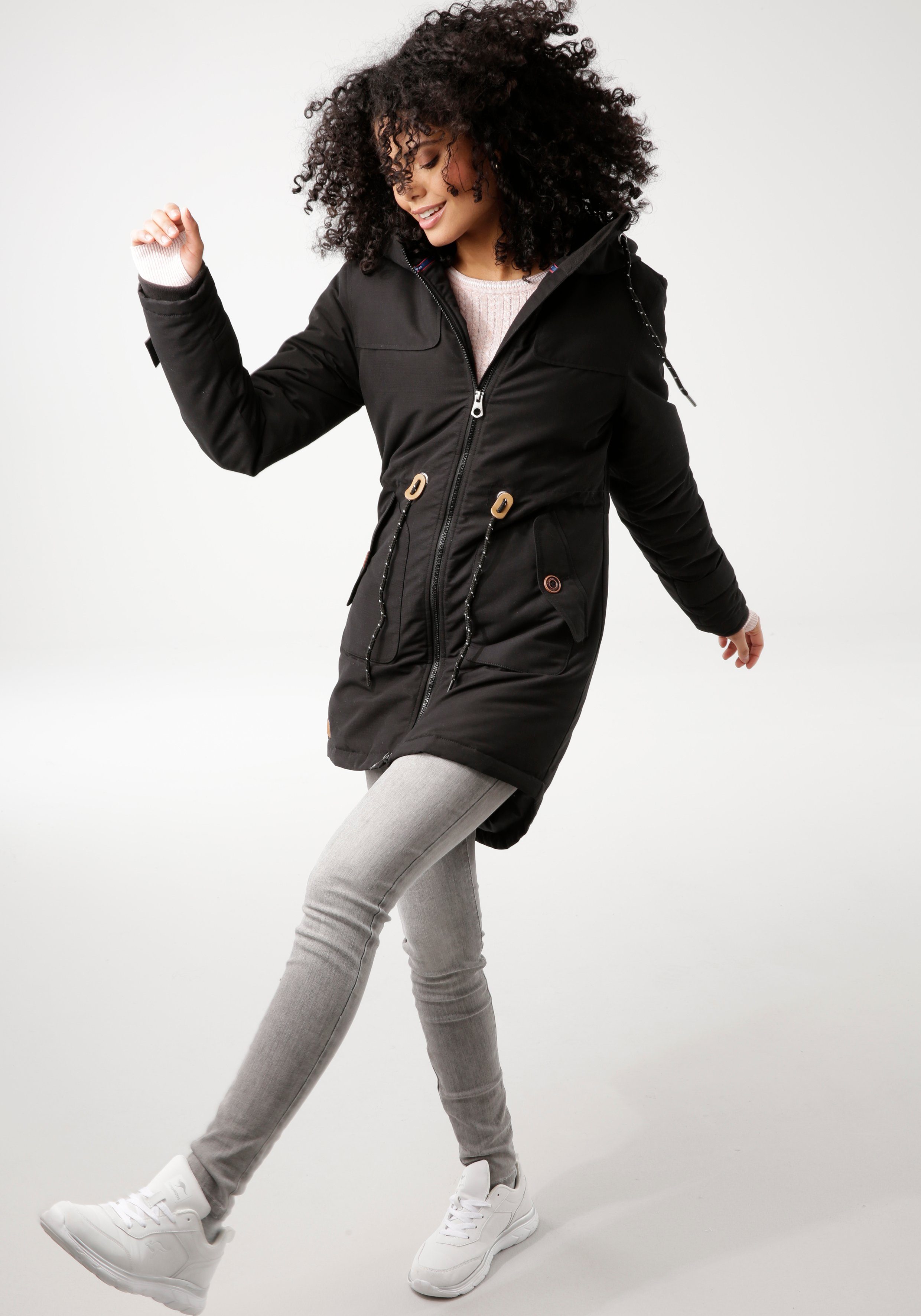 KangaROOS Winterjacke mit Fleece-Fütterung