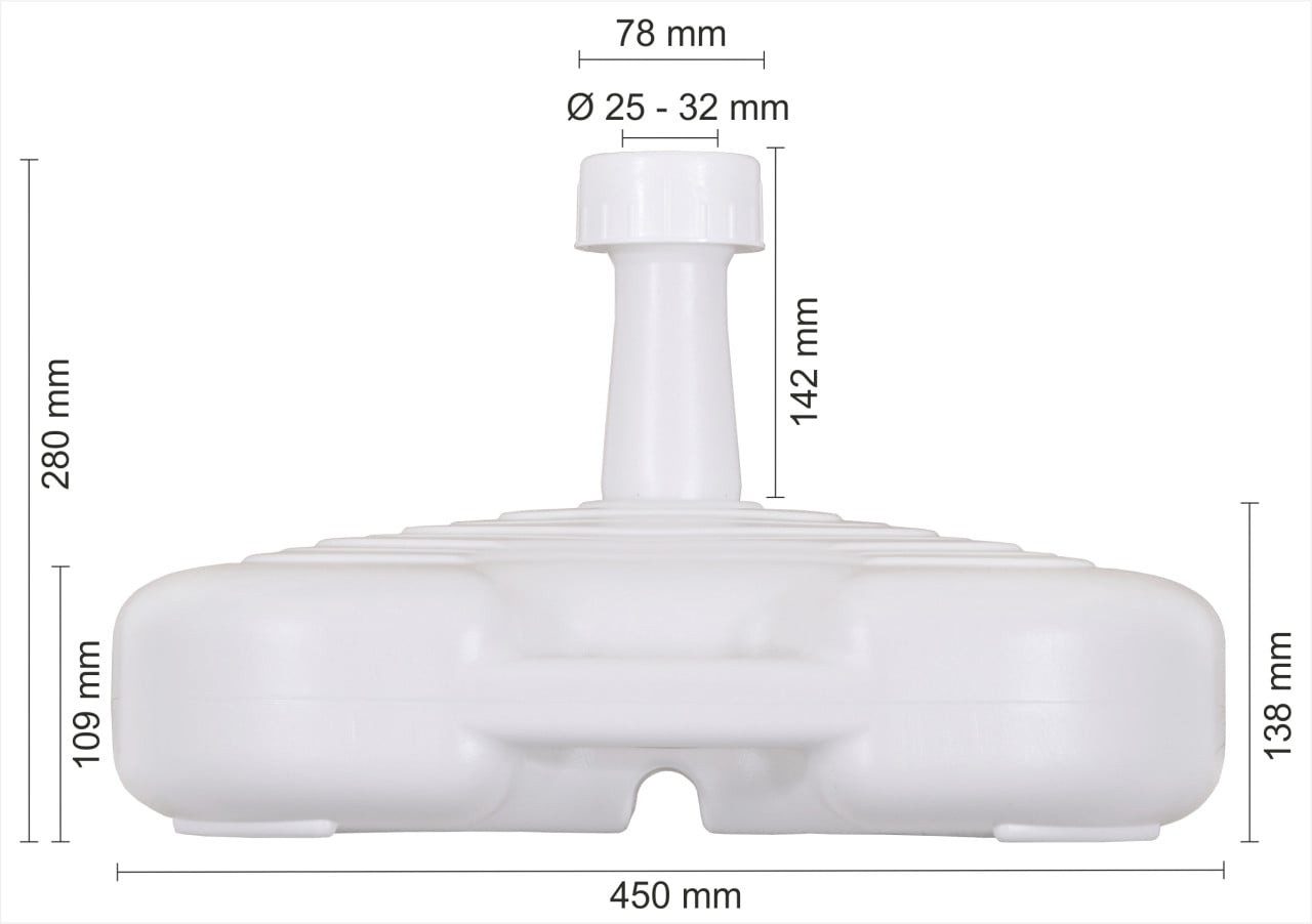 Schneider Schirme Schirmständer Schneider Schirmständer PE 20 L weiß