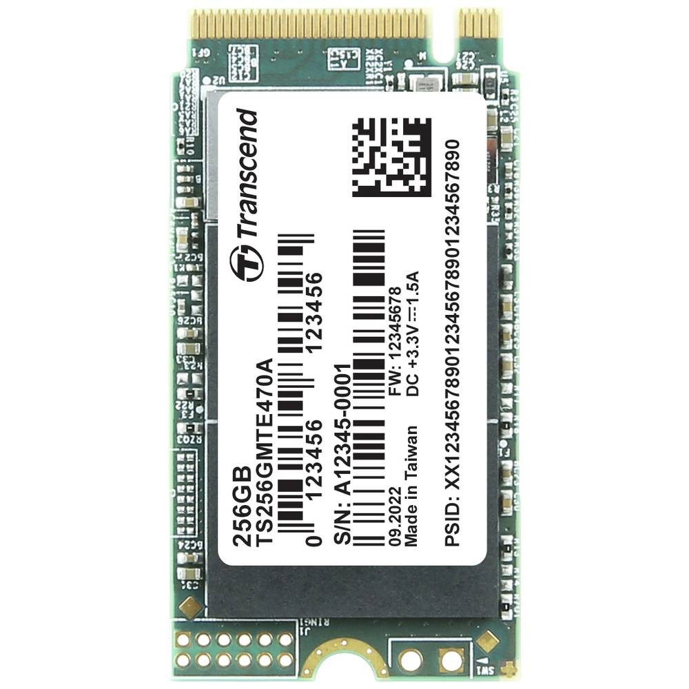Transcend MTE470A M.2 2242 256GB TS256GMTE470A SSHD-Hybrid-Festplatte, 3D NAND