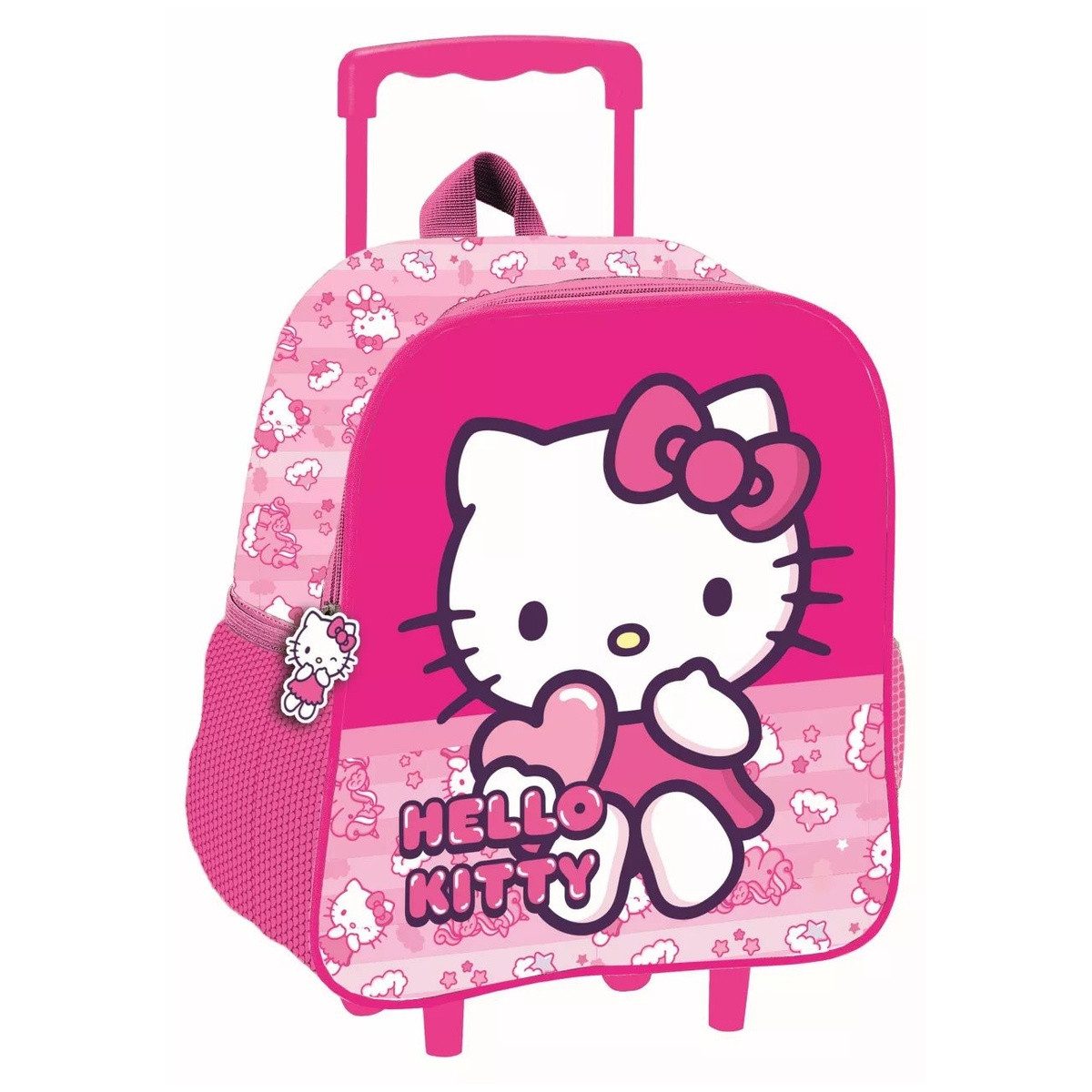 Kinderrucksack Hello Kitty Unicorn rollender Kindergarten 3D Rucksack, Tasche 32 cm