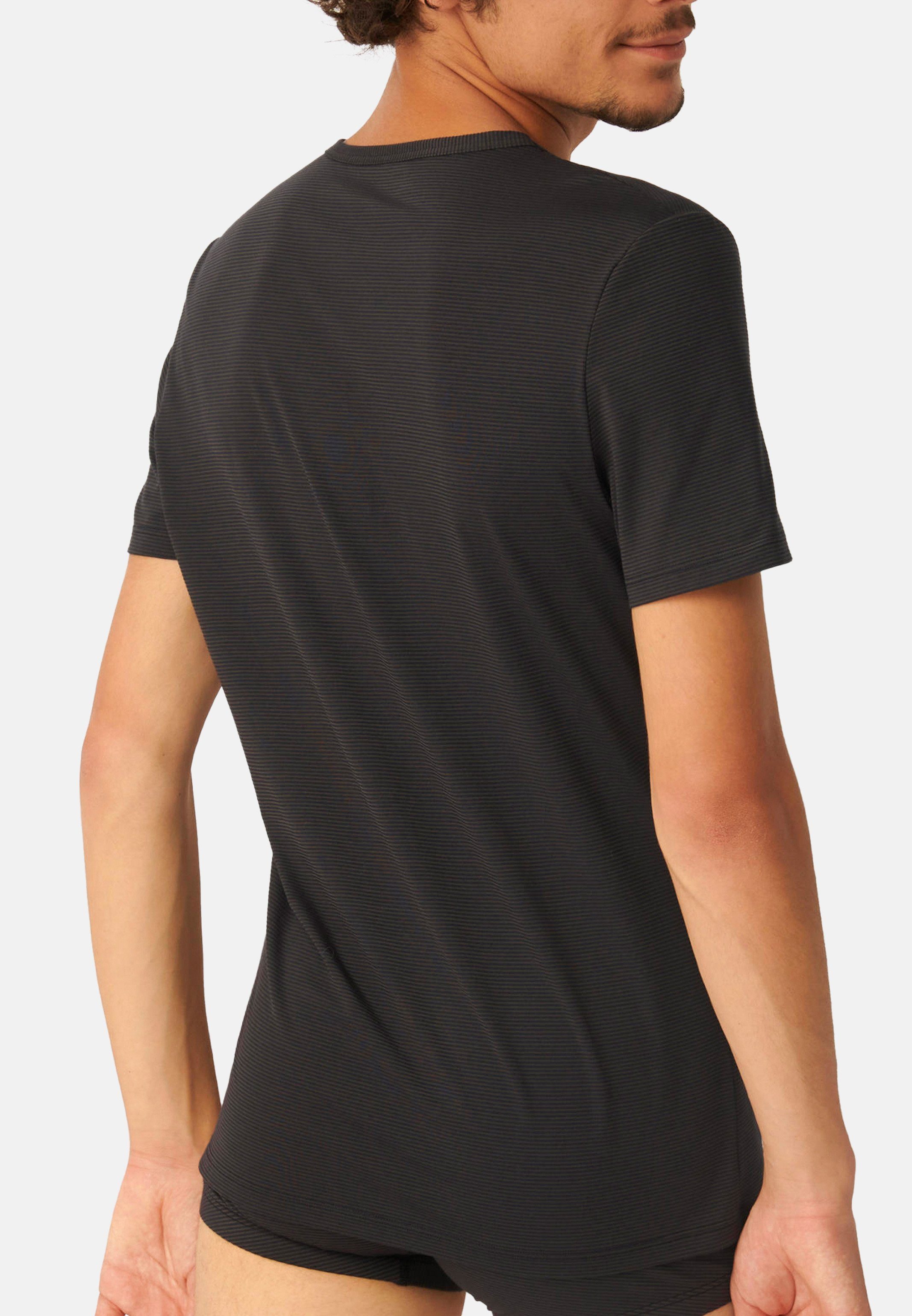 Pack Sloggi 2-St) (Spar-Set, Unterhemd - mit 2er Schwarz Shirt Kurzarm T-Shirt Kühl-Effekt - Baumwolle Cool Ever