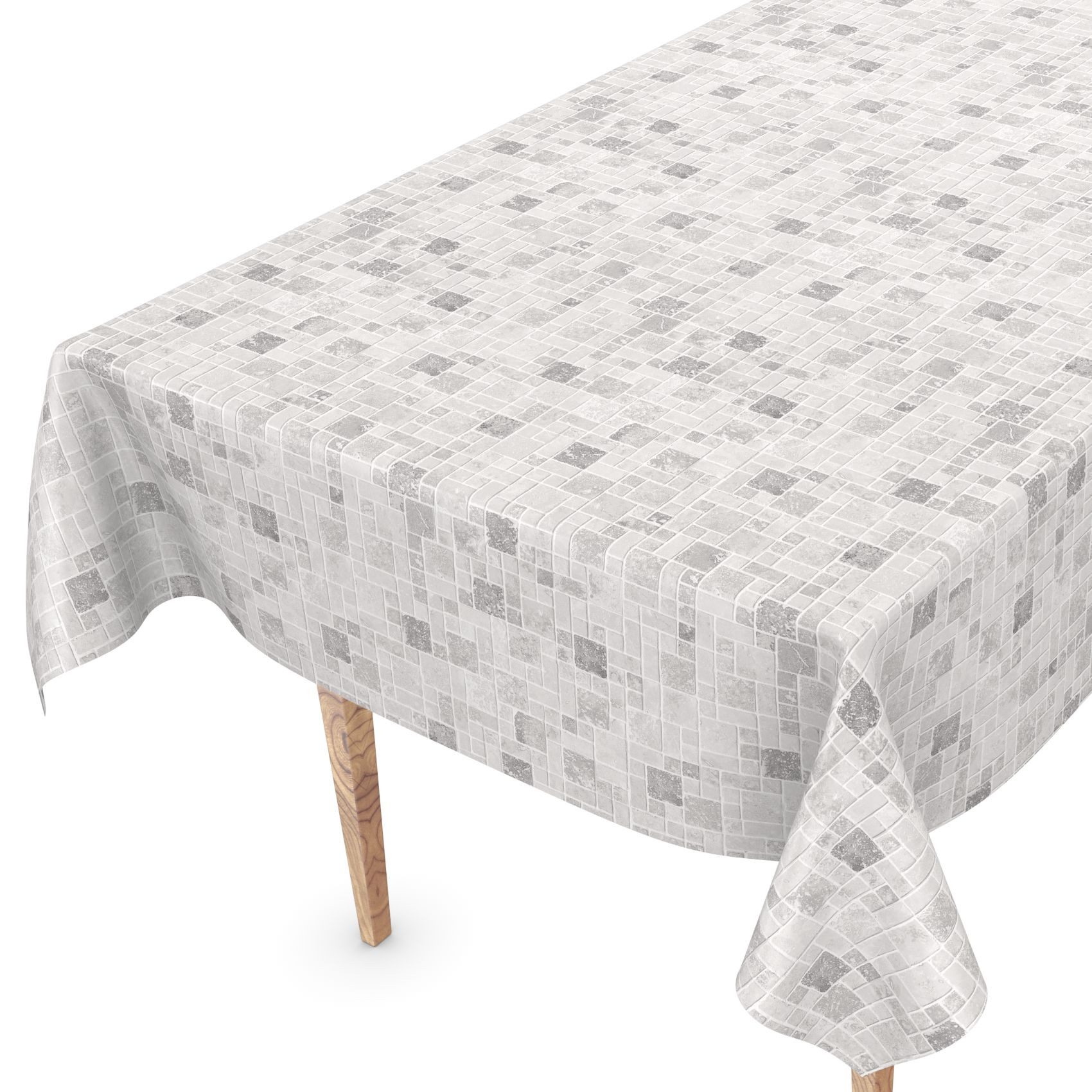 ANRO Tischdecke Wachstuchtischdecke Gartentischdecke Wachstischdecke (Einzelstück 1-tlg), Geprägt 140x100cm wasserabweisend