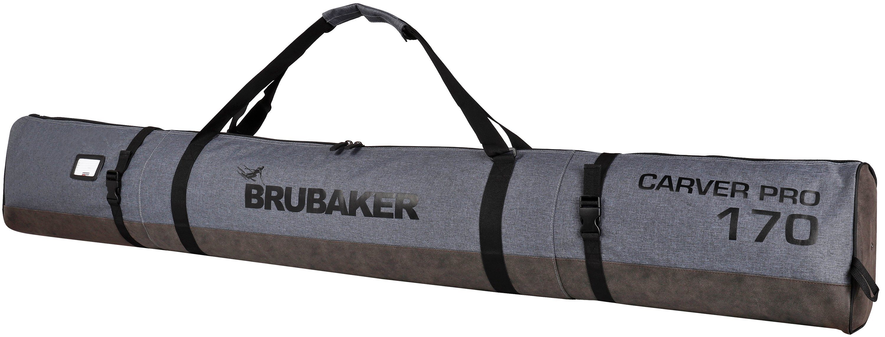 BRUBAKER Sporttasche CarverPerformance Kombi Skisack für Ski Set Paar und nässeabweisend), reißfest und Skischuhtasche (2-tlg., 1