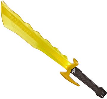 Hasbro Lichtschwert Spielzeug-Schwert, Power Rangers Dino Fury Megafury Saber, mit bewegungsaktivierten Licht- und Soundeffekten