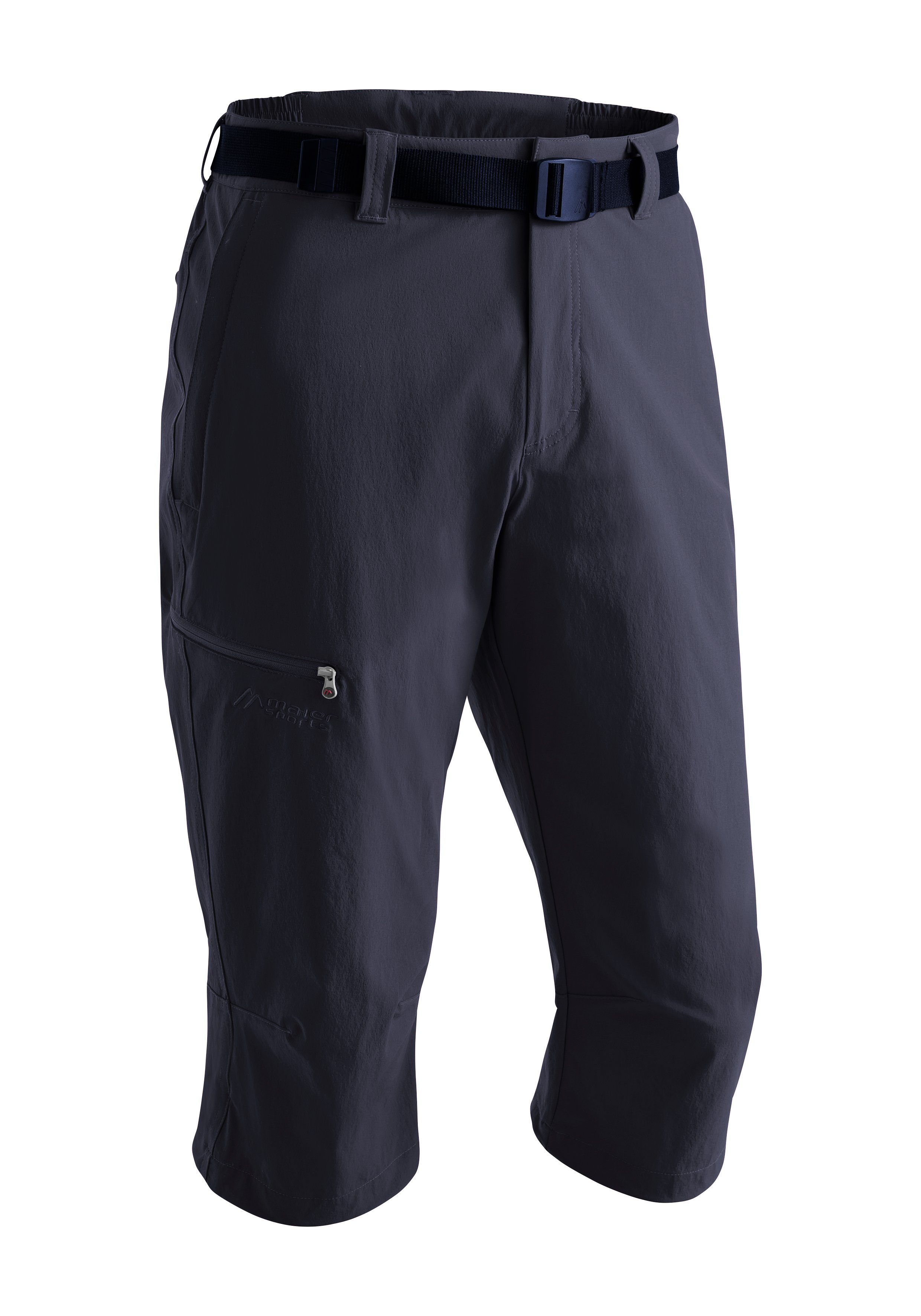 Maier Sports Caprihose Jennisei kurze Hose Herren, luftige Wanderhose, leichte Outdoorhose, Reg Fit