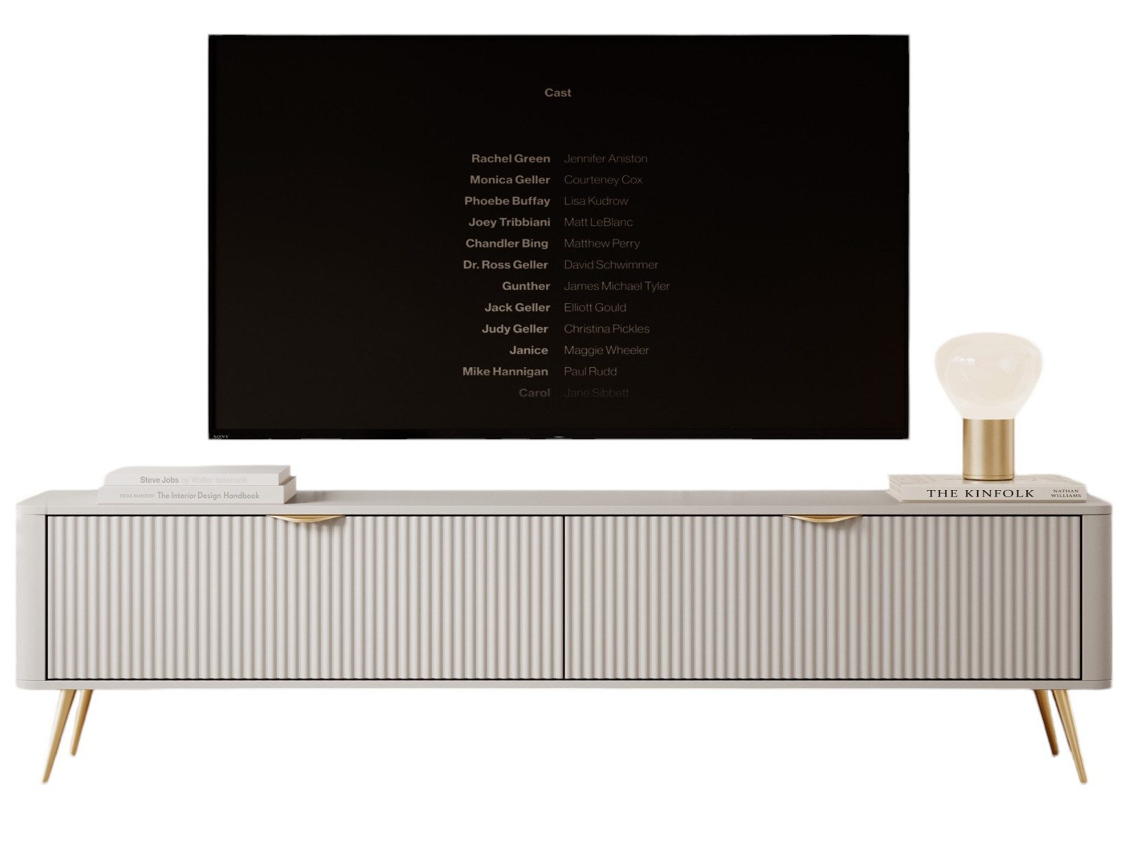 Compleo TV-Schrank BELLO zweitürig, Modern Wohnzimmer, günstig online kaufen