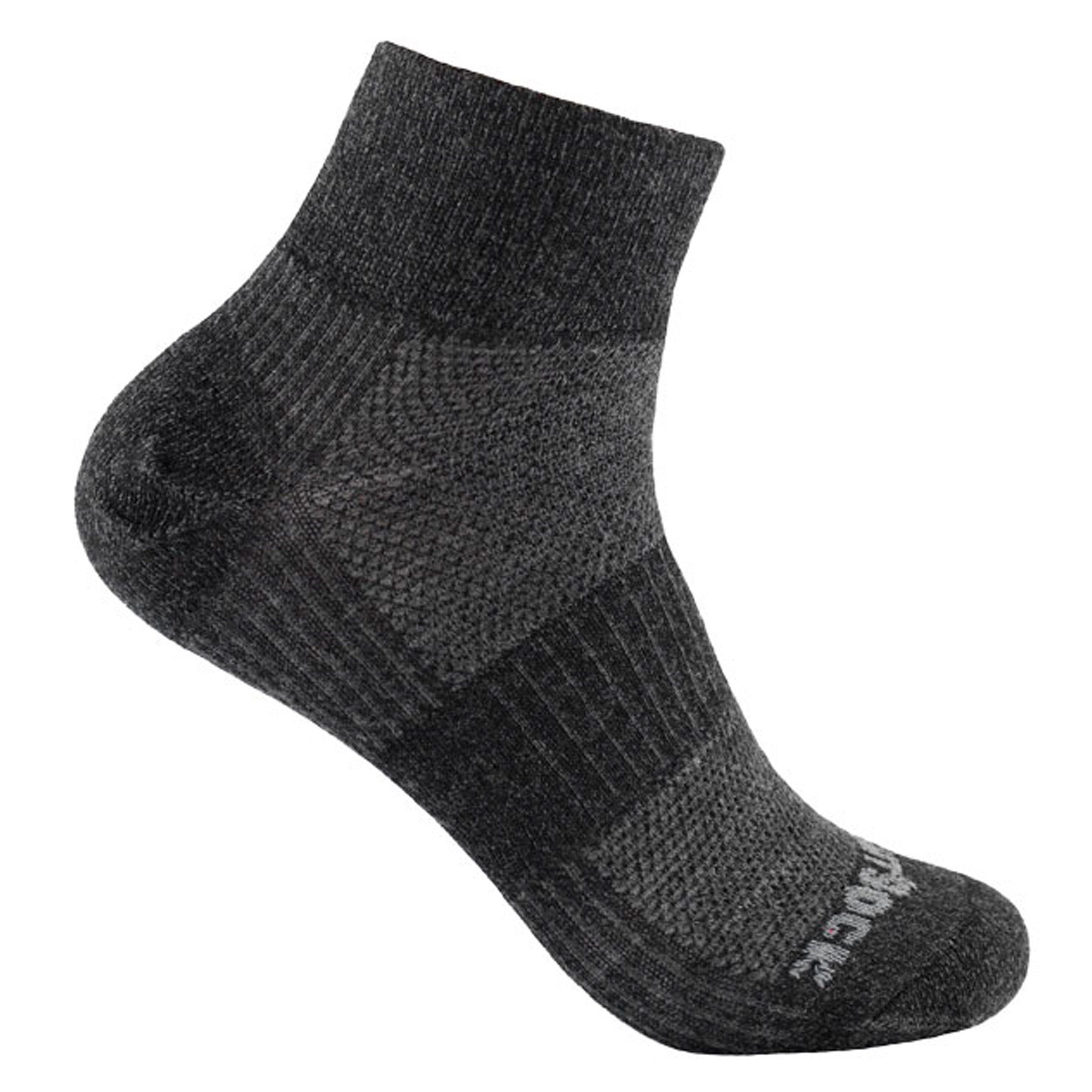 Wrightsock Sportsocken Wrightsock Merino Coolmesh II quarter - knöchelhohe Socken Unisex