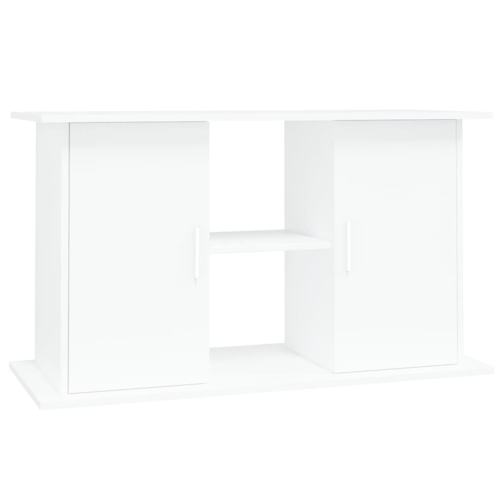 Aquariumunterschrank Aquariumständer Weiß 101x41x58 cm Spanplatte Aquarium Unterstand Terra