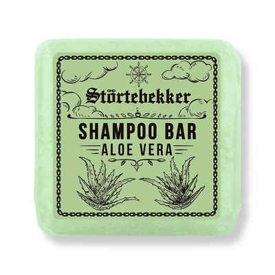 Störtebekker Festes Haarshampoo Aloe Vera, Vegane & Nachhaltige Reinigung für Körper und Haar