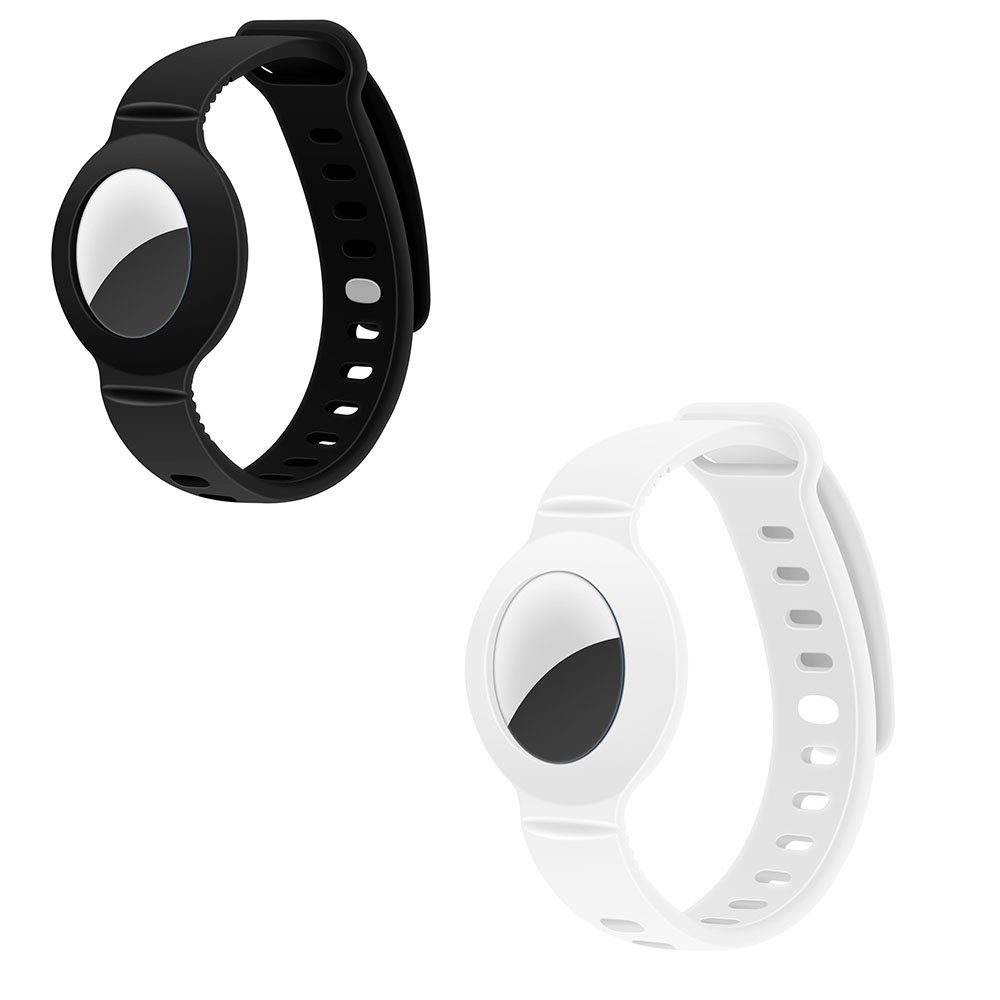 FELIXLEO Uhrenarmband Armbänder weich 2 mit verstellbares Stück AirTag, kompatibel Apple