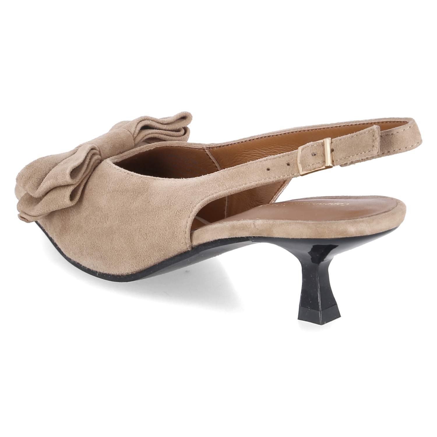 Copenhagen Studios Copenhagen Shoes CS8879-0002 BEIGE Damen Rauleder beige Slingpumps