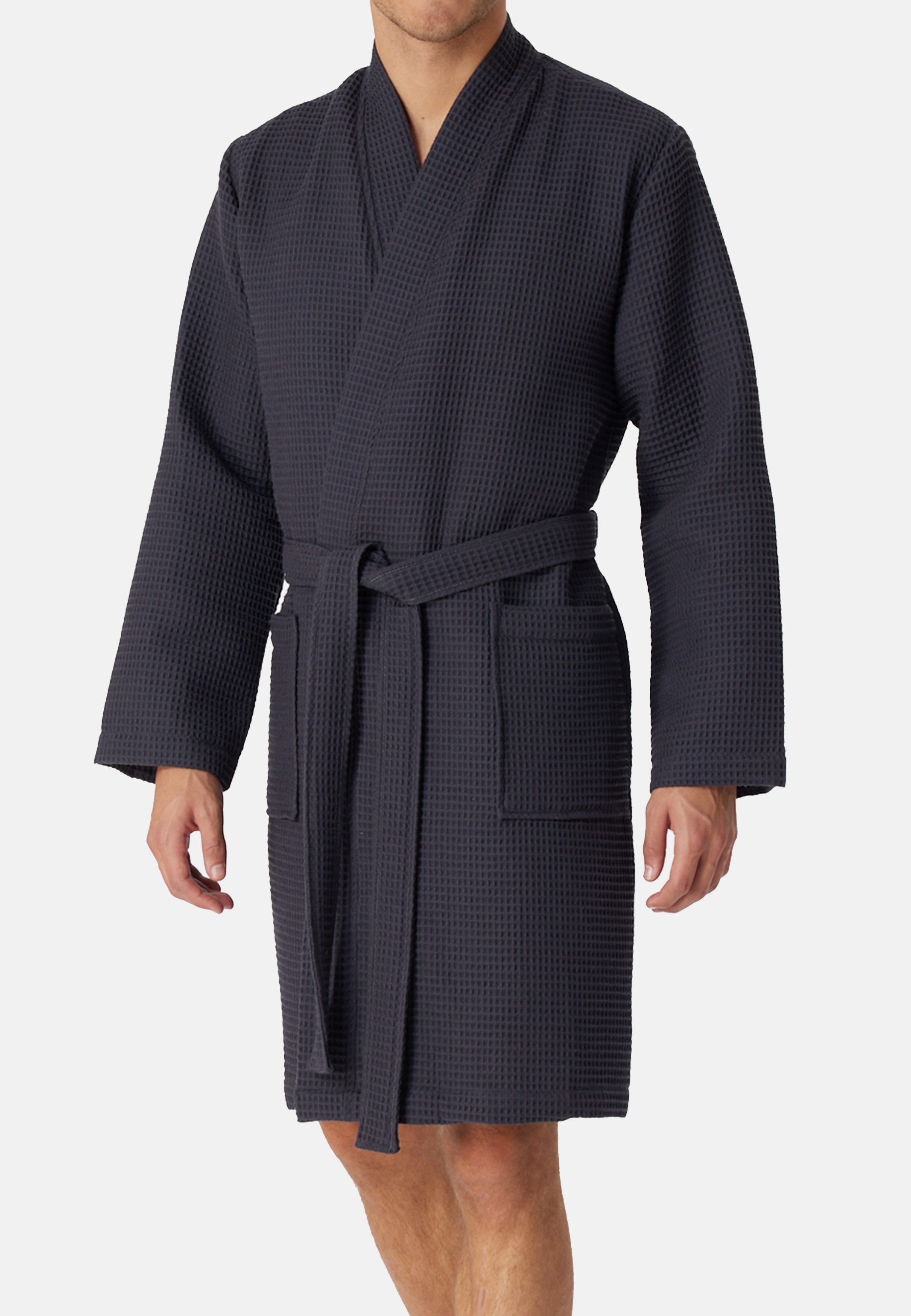 Schiesser Bademantel Waffel Piqué - Organic Cotton, Baumwolle, nicht releva günstig online kaufen