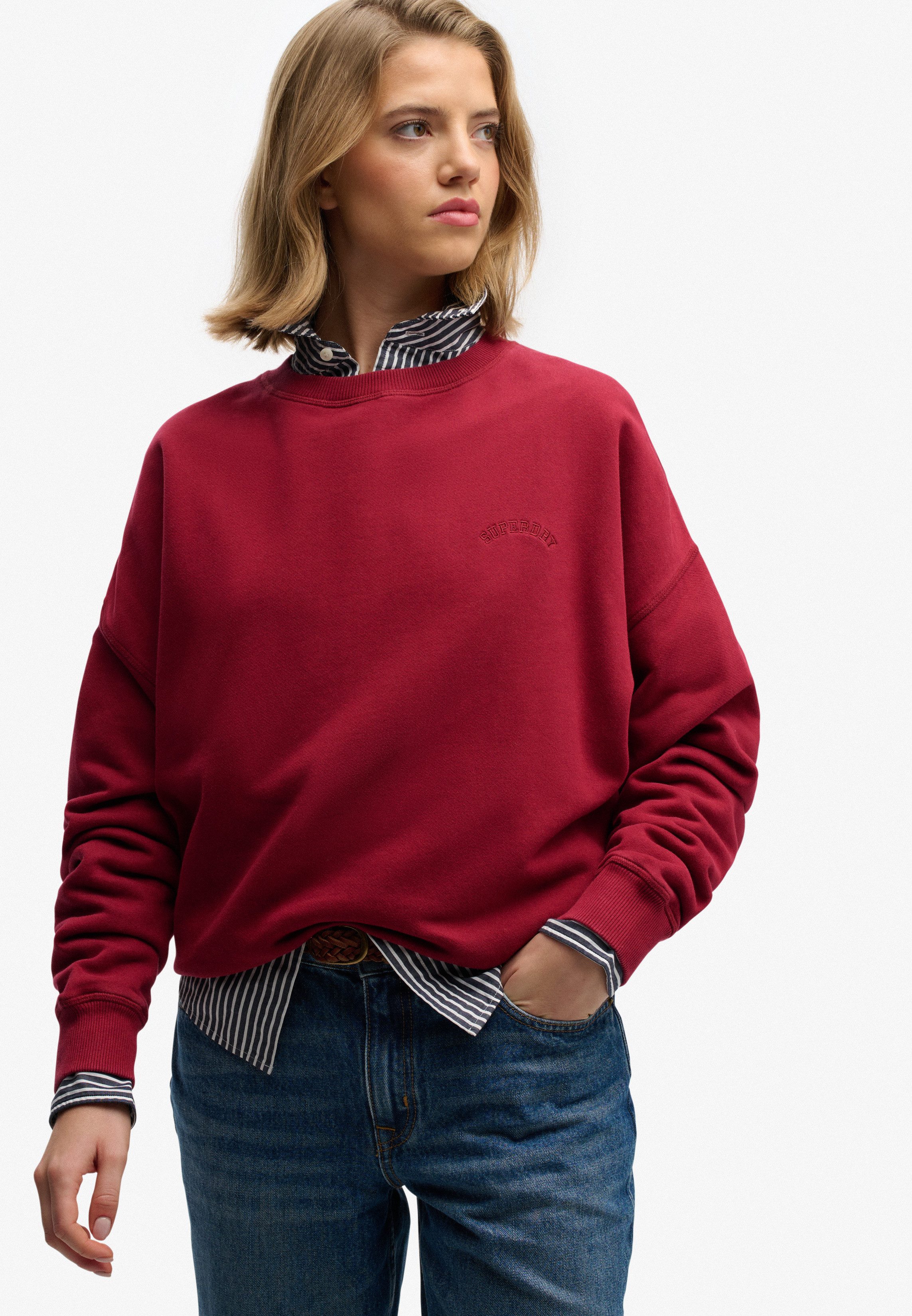 Superdry Sweatshirt ESSENTIAL LOGO CREW günstig online kaufen