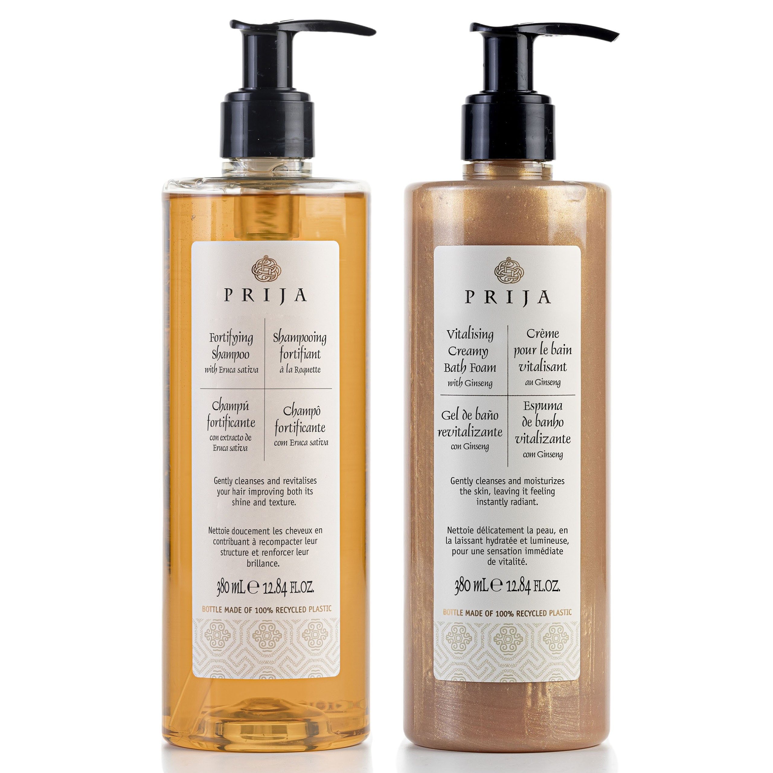 PRIJA Körperpflegemittel PRIJA Kosmetikset: Haarshampoo mit Rucola + Badelotion 2x380ml