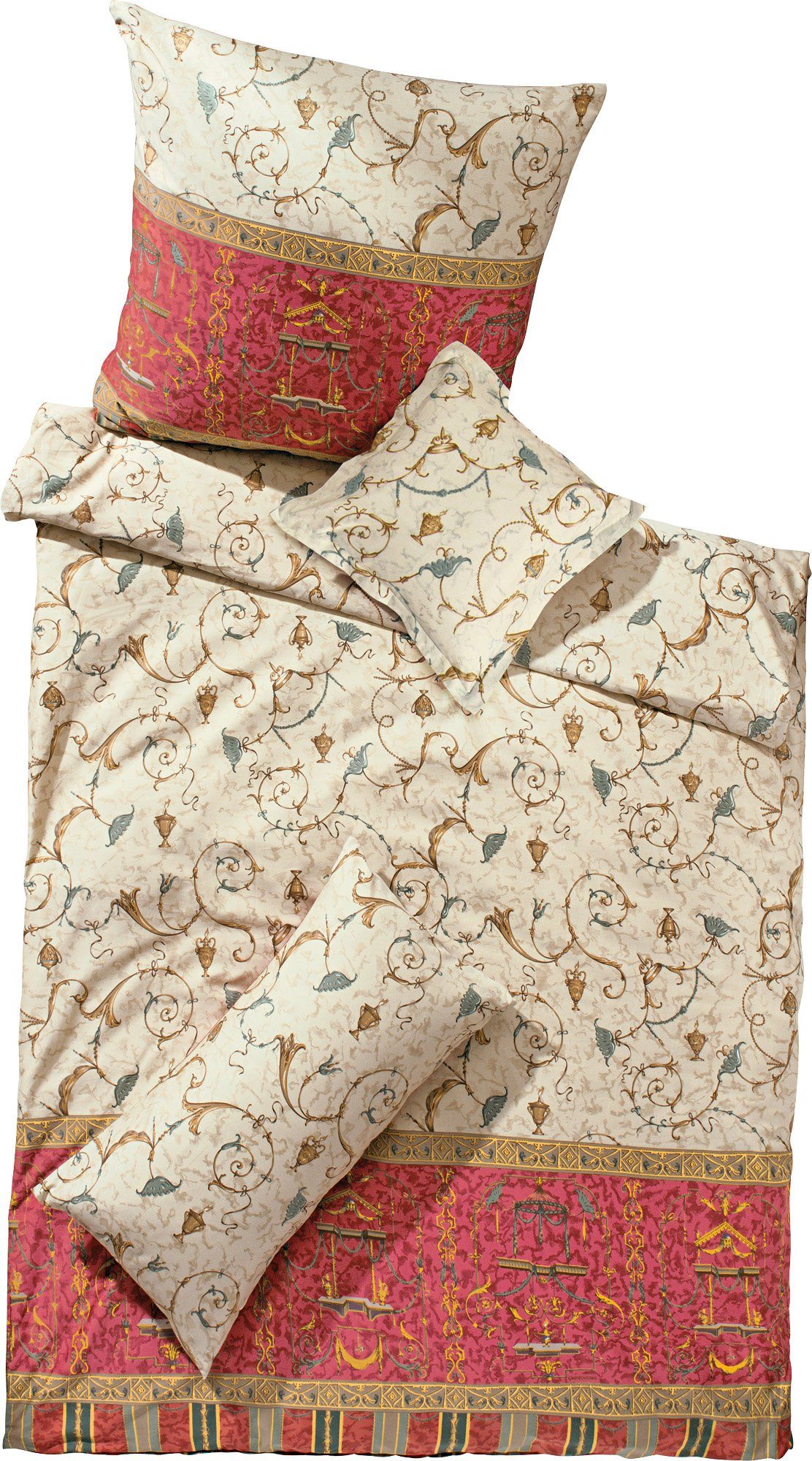 Bassetti Bettwäsche Bettwäsche "Oplontis", Mako-Satin, Ranke