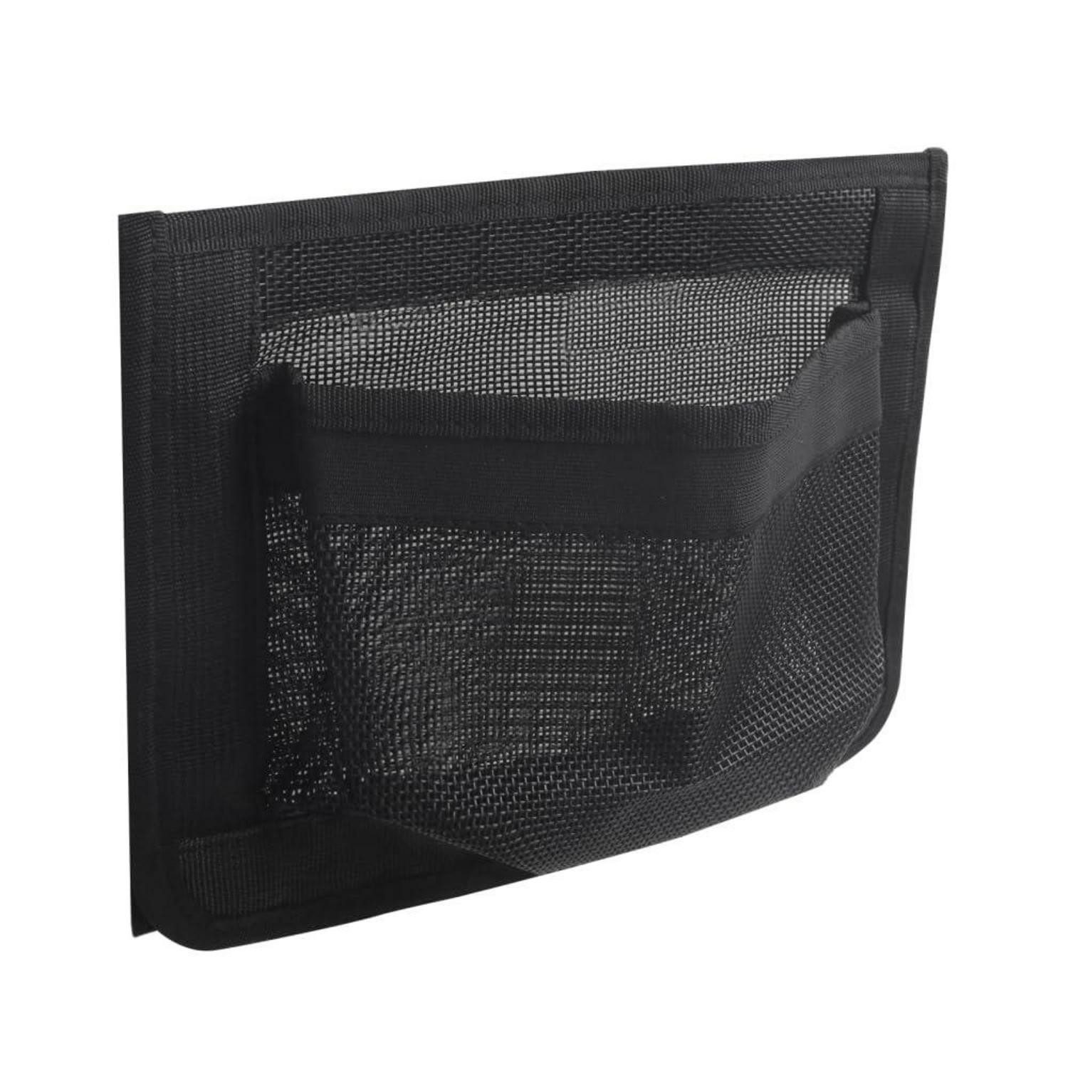LuxusKollektion Aufbewahrungstasche Netztasche Marine mit Reflektor 25x18cm