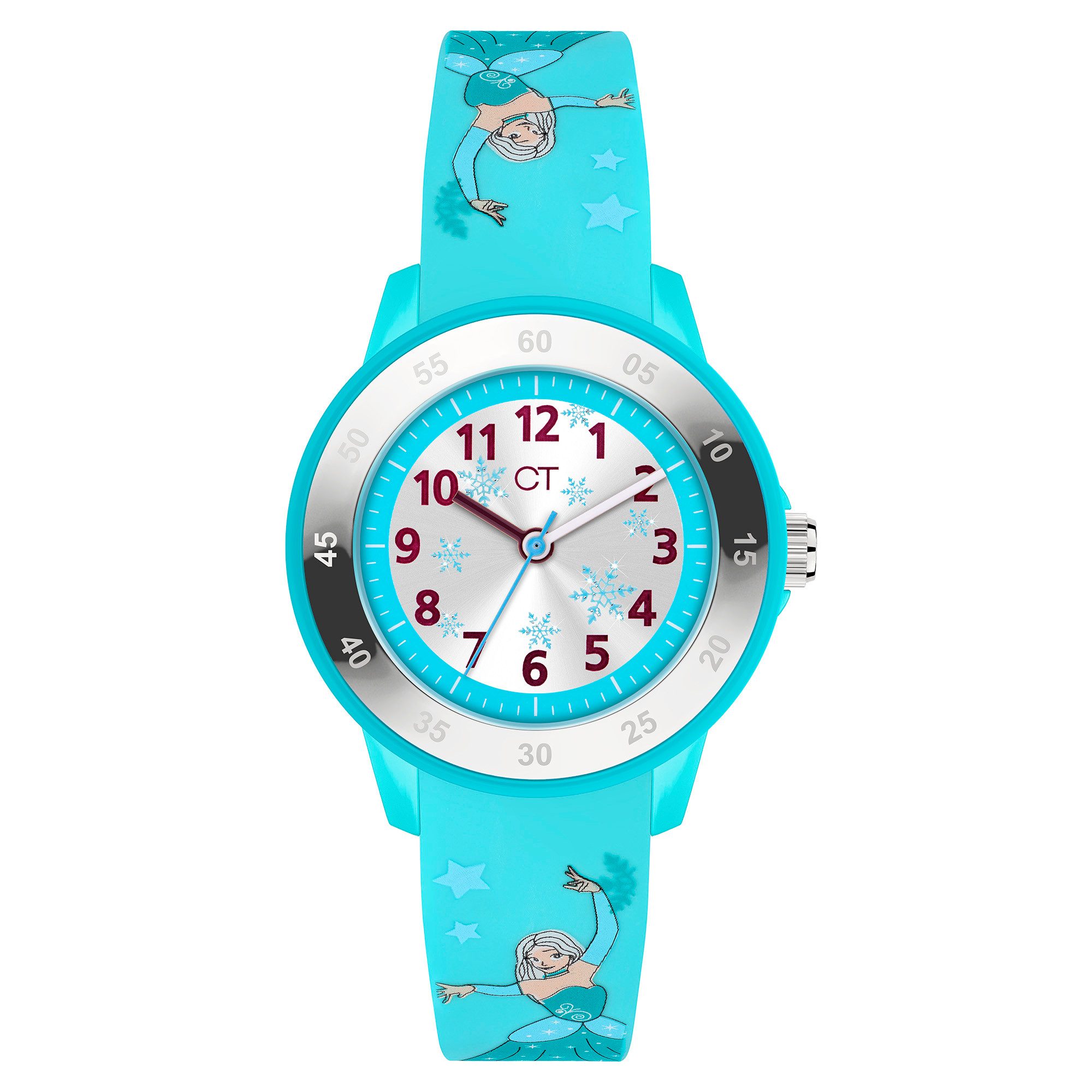 COOL TIME Quarzuhr The Cool Ice Princess CT-0054-PQ, Armbanduhr, Silikonarmband, Kinderuhr, Mädchen, analog