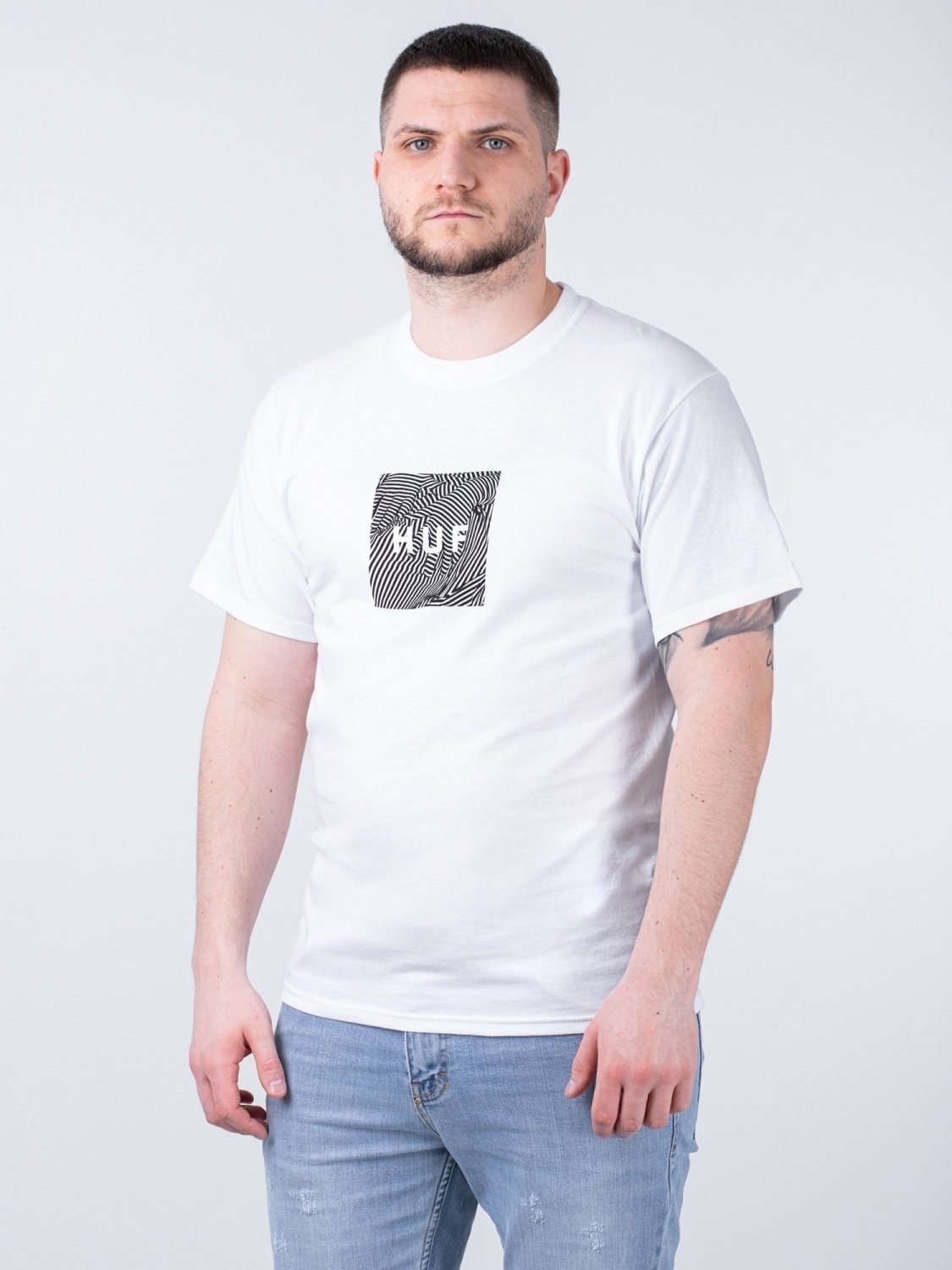 HUF T-Shirt HUF Tee Feels White