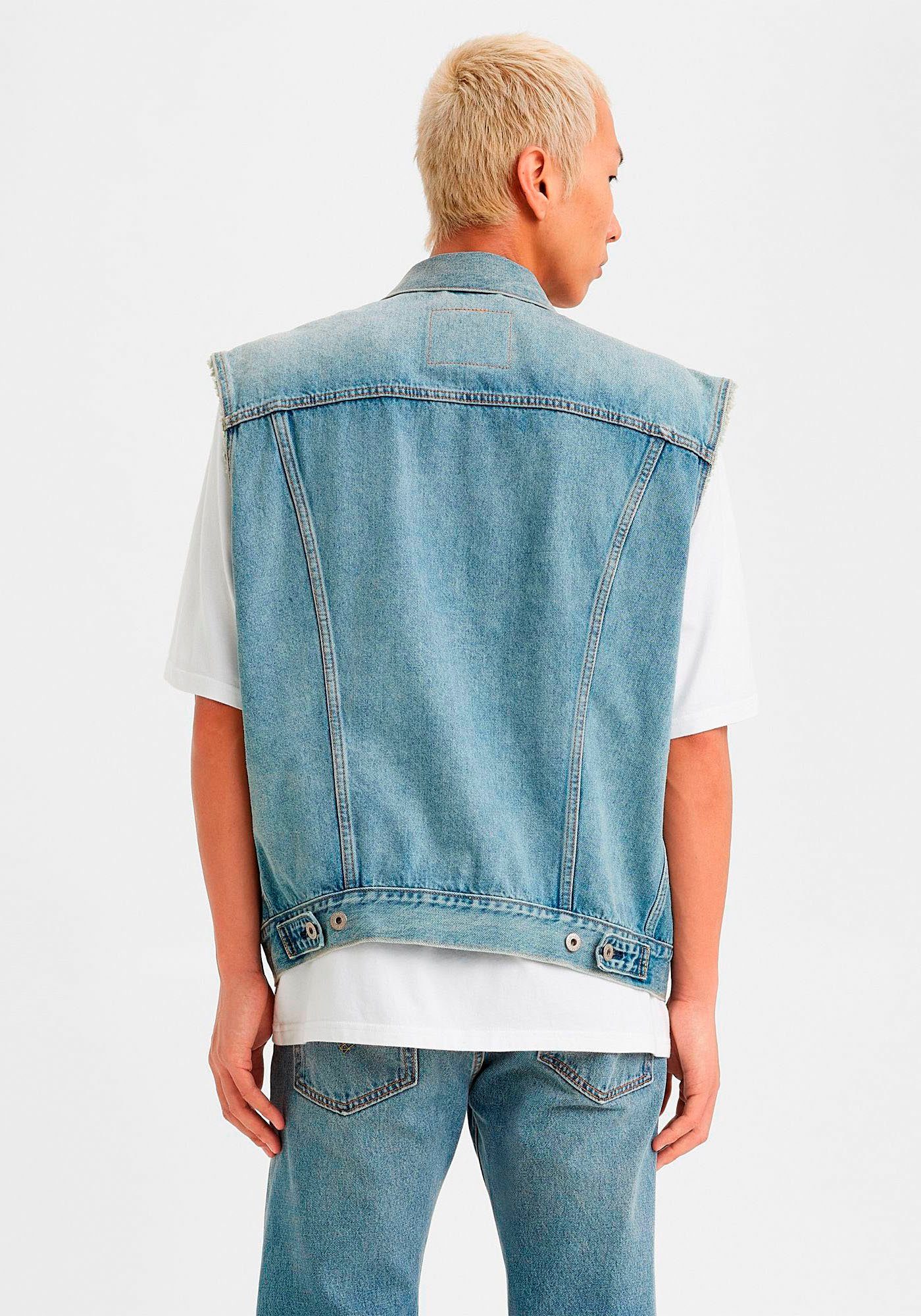 Levi's® Jeansweste RELAXED TRUCKER VEST MED INDIGO - WORN IN