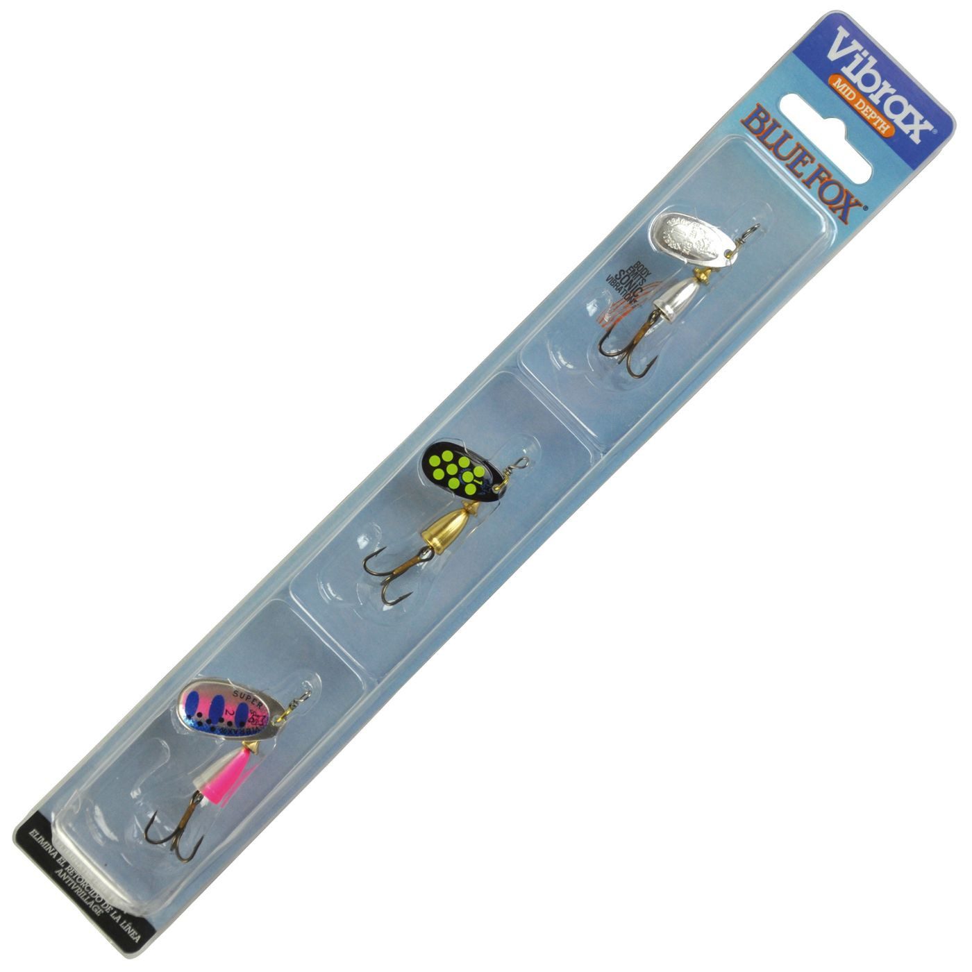 Blue Fox Kunstköder Blue Fox Vibrax Forellenkit Spinner - 3 Forellenspinner