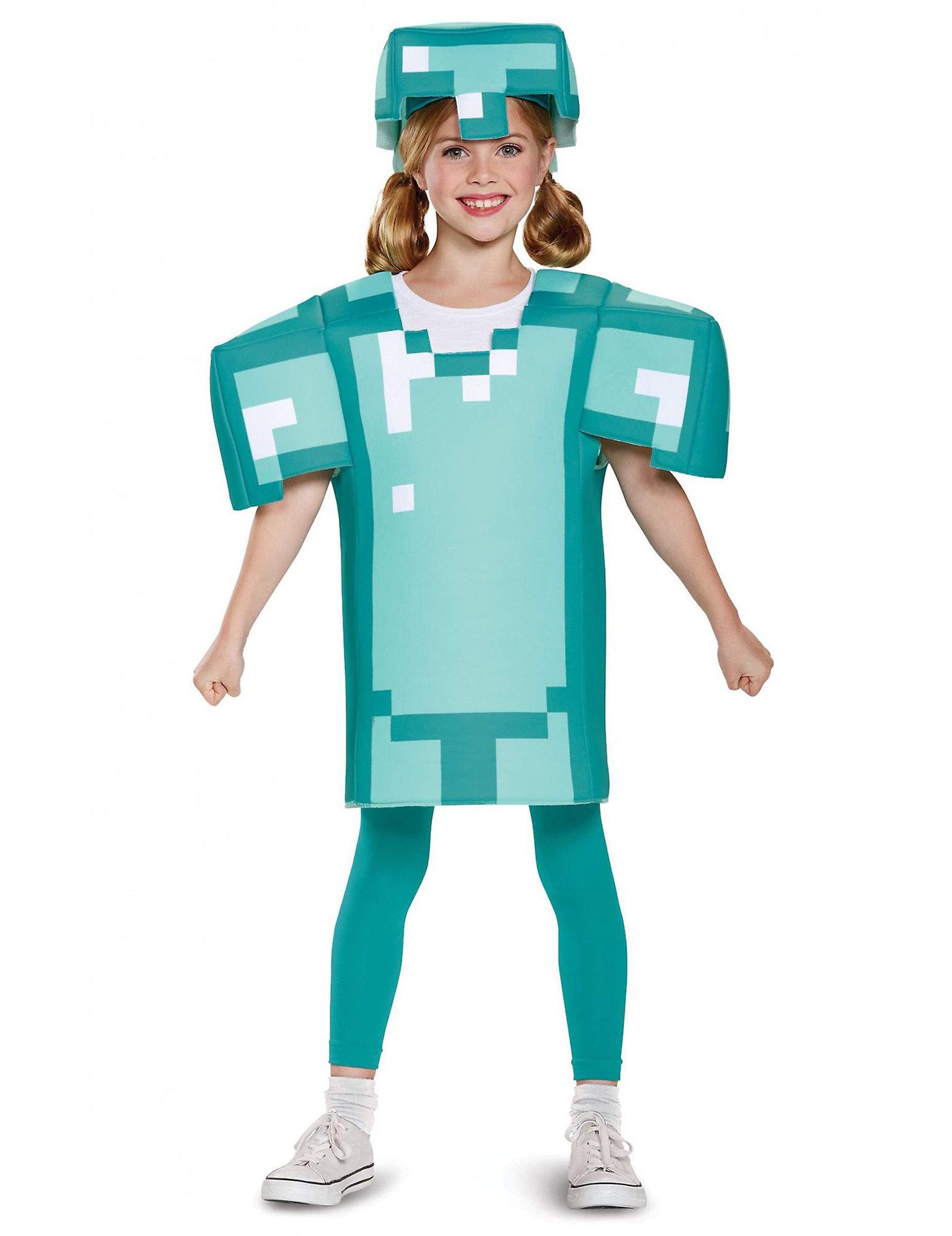 Disguise Kostüm MinecraftKinderkostüm lizenziert blau-weiss